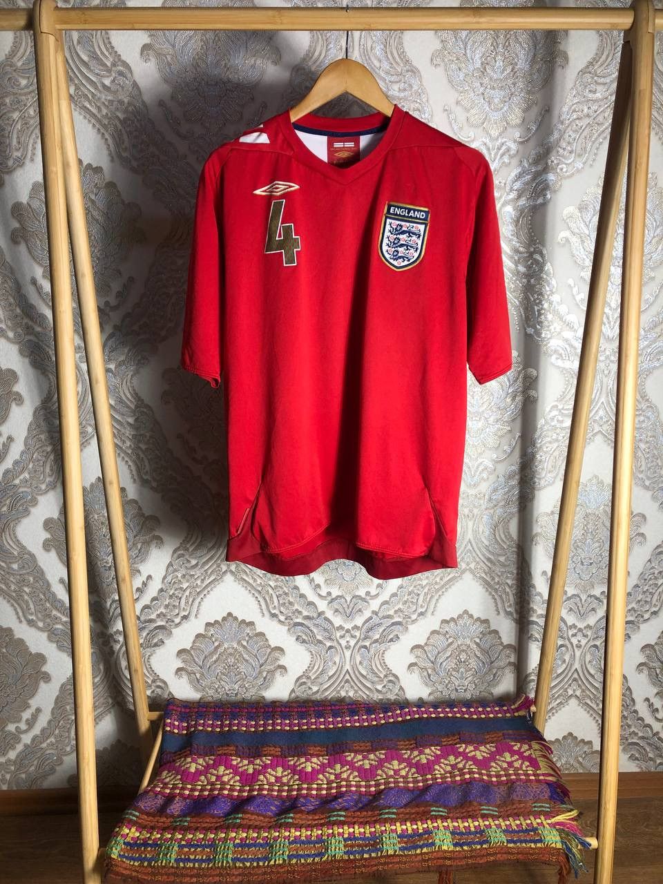 Umbro VINTAGE UMBRO ENGLAND RETRO SOCCER JERSEY LIVERPOOL Y2K 90s Size US XL / EU 56 / 4 - 2 Thumbnail
