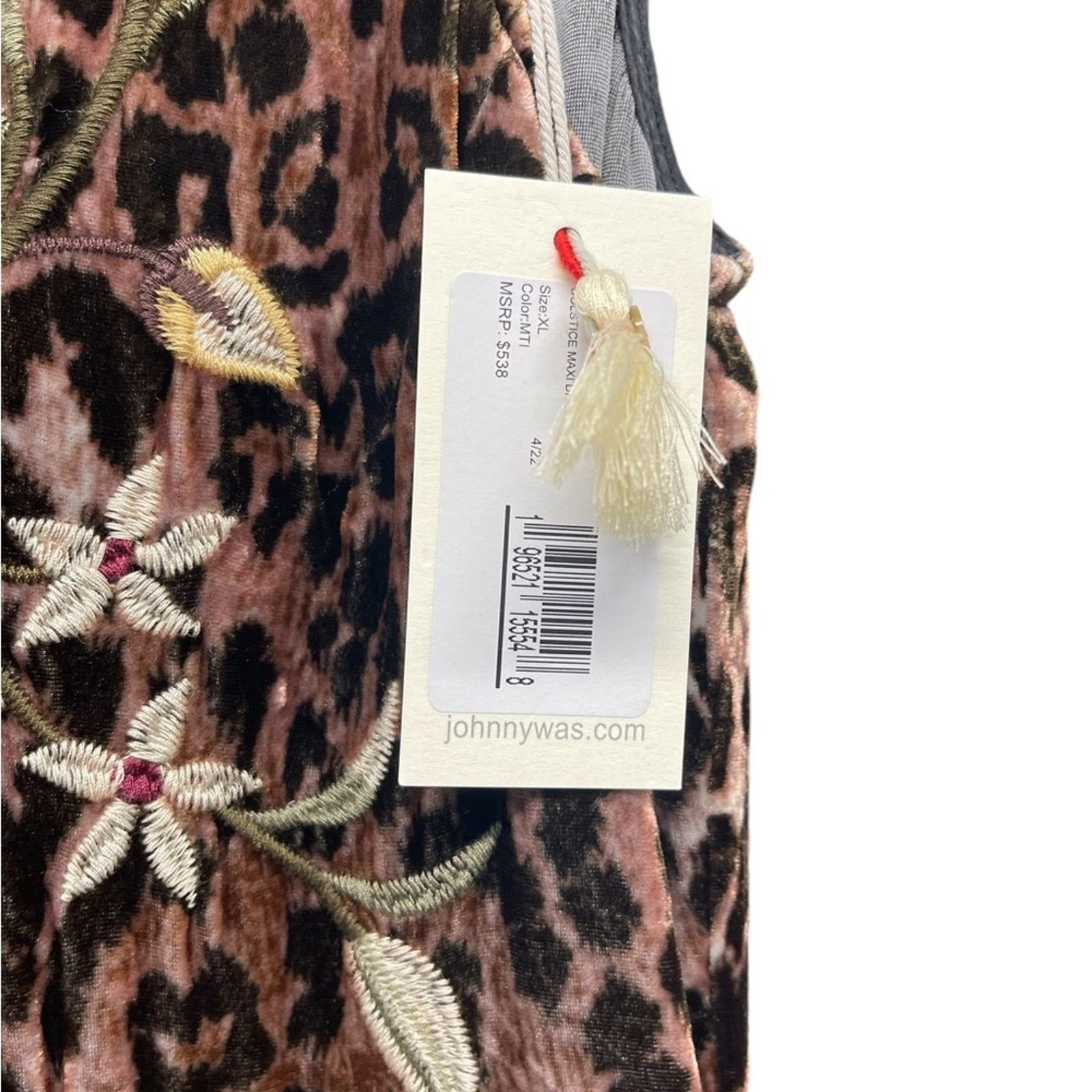 Johnny Was *BNWT* Women’s Johnny Was Floral Dress Size XL / US 12-14 / IT 48-50 - 4 Thumbnail