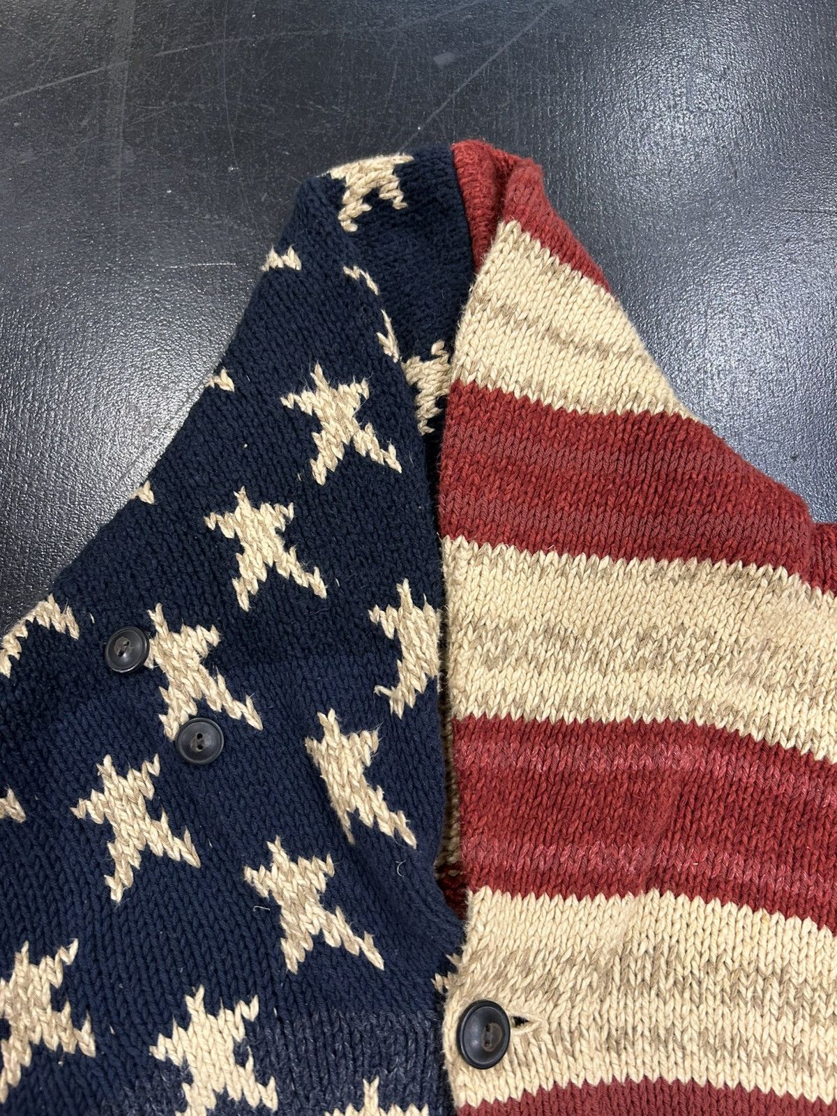 Polo Ralph Lauren Polo Ralph Lauren Denim & Supply American Flag Cardigan Size US S / EU 44-46 / 1 - 3 Thumbnail