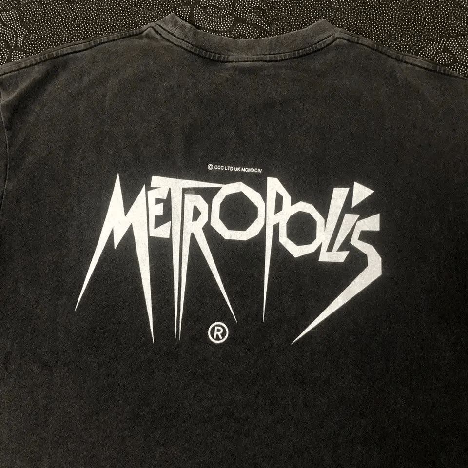 Japanese Brand × Vintage Vintage MetroPolis Robot Printed Vintage T Shirt Size US XL / EU 56 / 4 - 5 Thumbnail