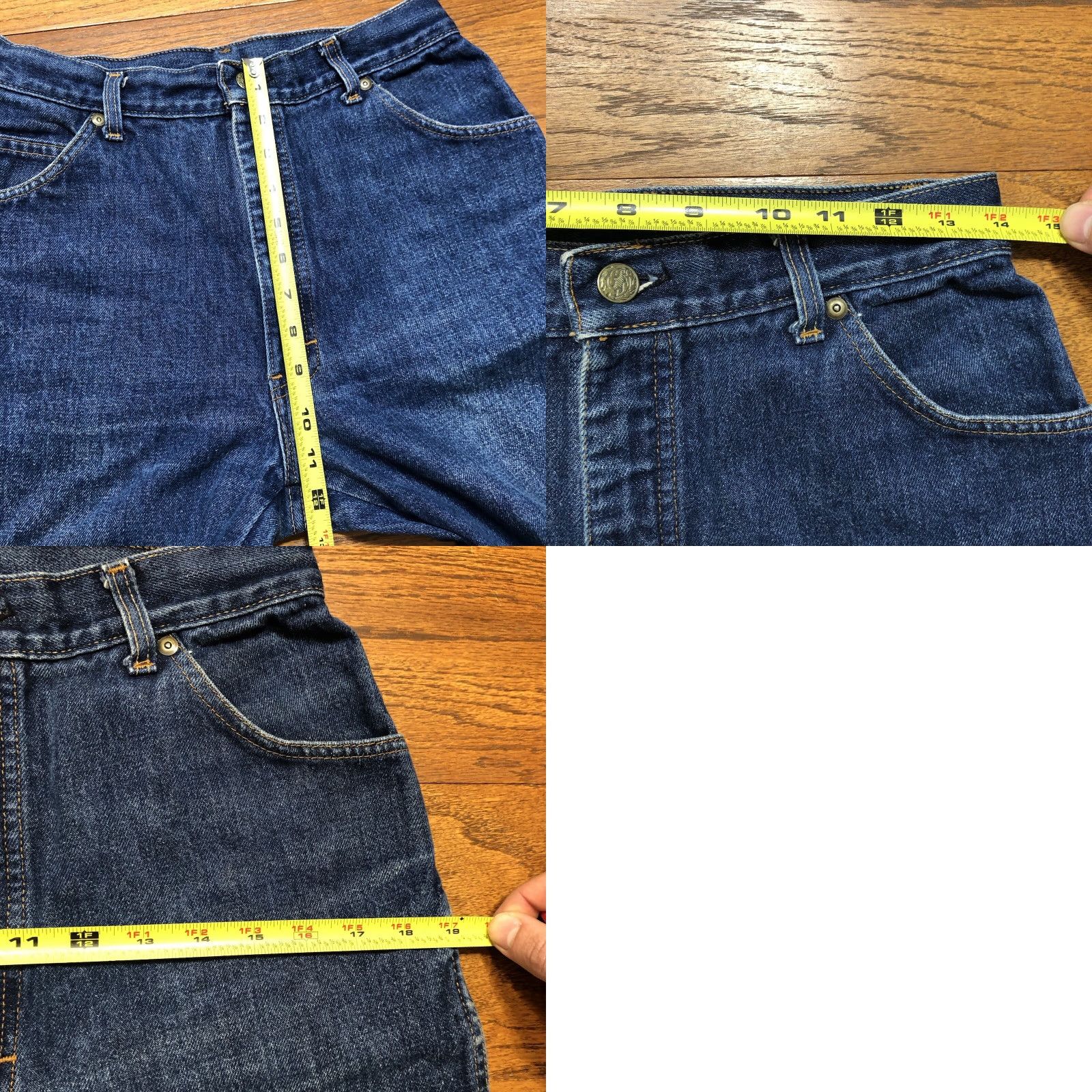 Vintage Vtg The Limited Jeans Women 14 Blue High Rise 5-Pocket Denim USA Talon Zipper Vintage 90s USA Mens? Size 36" / US 14 / IT 50 - 10 Thumbnail