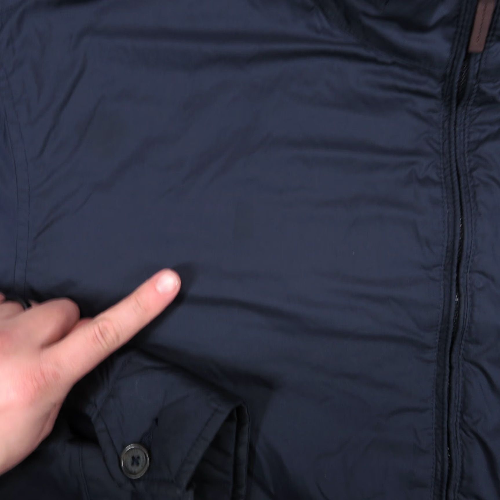 Polo Ralph Lauren VINTAGE Polo Ralph Lauren Jacket Men XL Navy Leather Trim Pony Fleece Lined Coat Size US XL / EU 56 / 4 - 6 Thumbnail