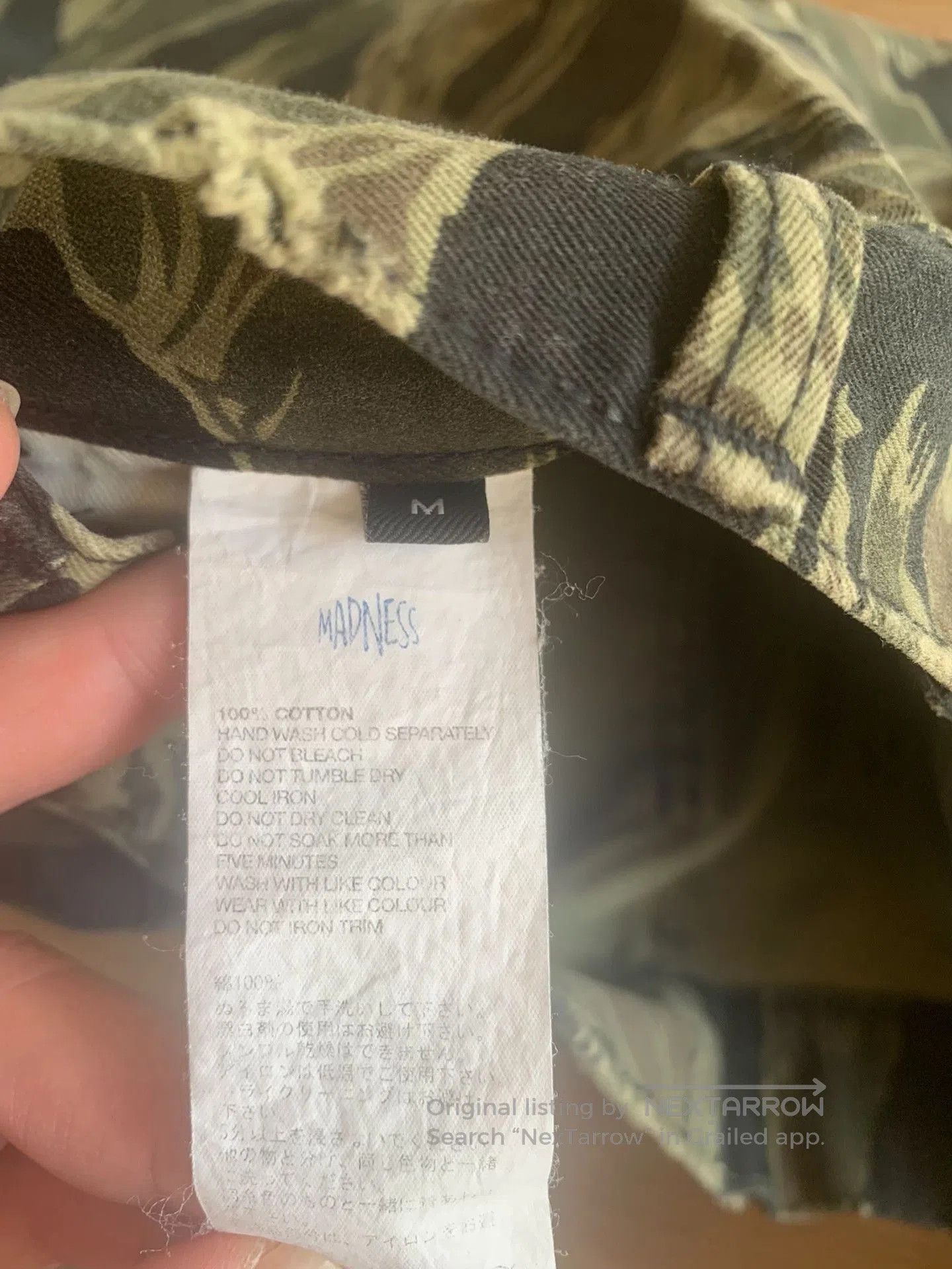 Madness MADNESS Camouflage Cargo Shorts 22SS. Size US 33 - 5 Thumbnail