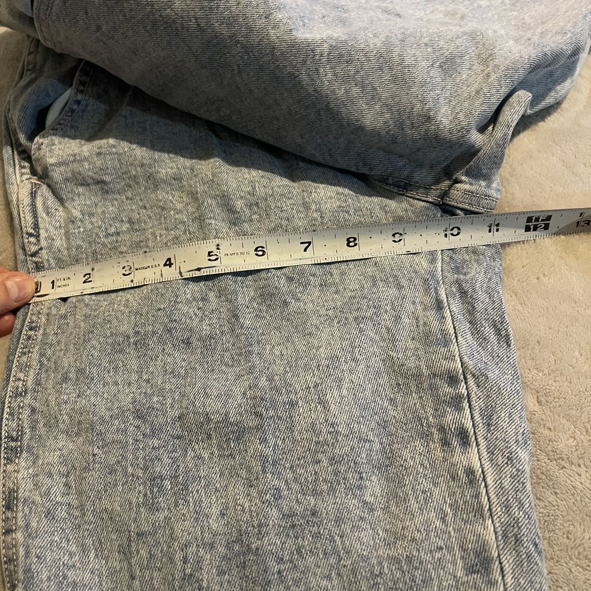 Old Navy Vintage Y2K Old Navy Womens Size 8 Blue Acid Wash Overalls Size 30" / US 8 / IT 44 - 13 Thumbnail