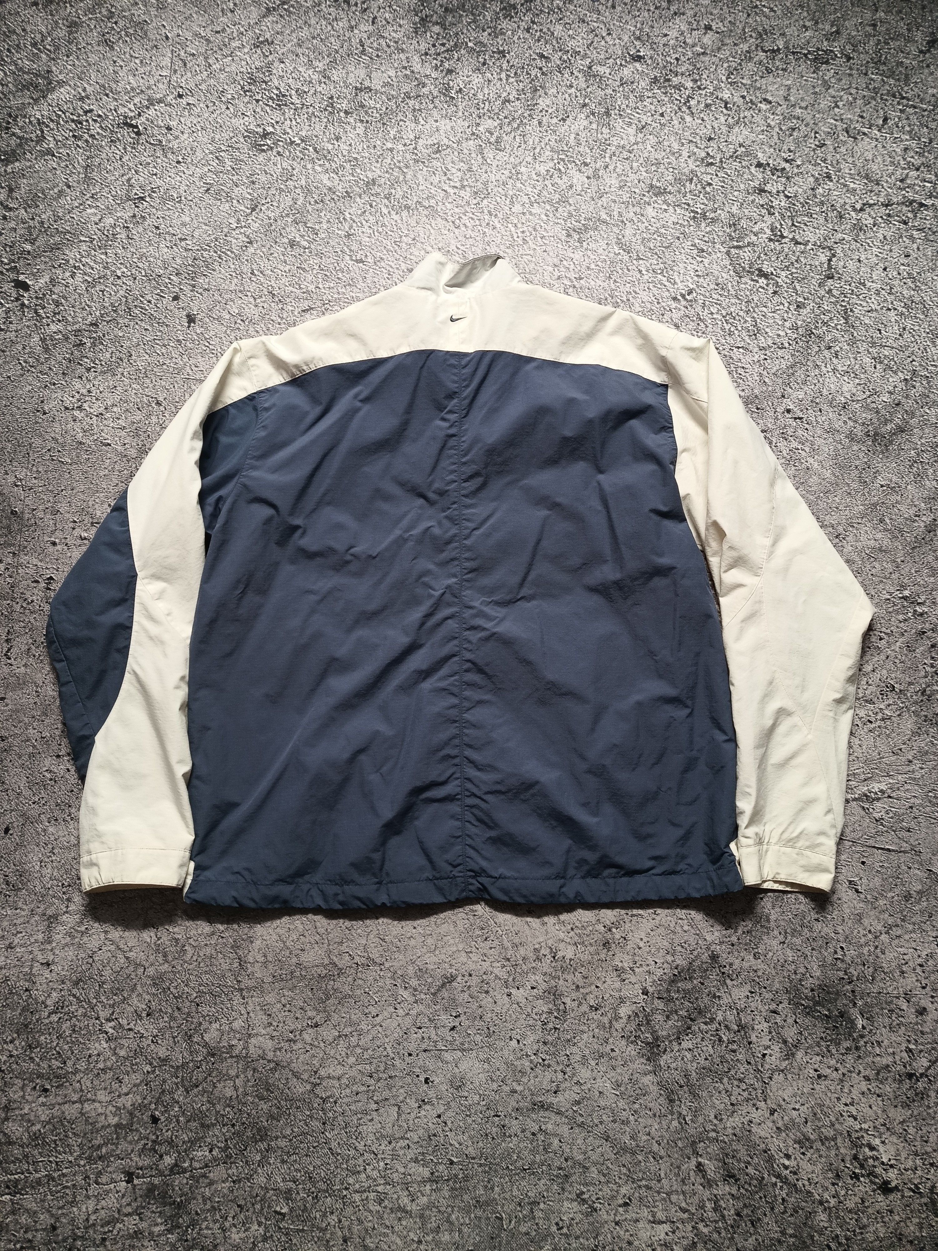 Nike × Vintage Nike Tn Jacket cream windbreaker Y2K Vintage Size US XL / EU 56 / 4 - 5 Thumbnail