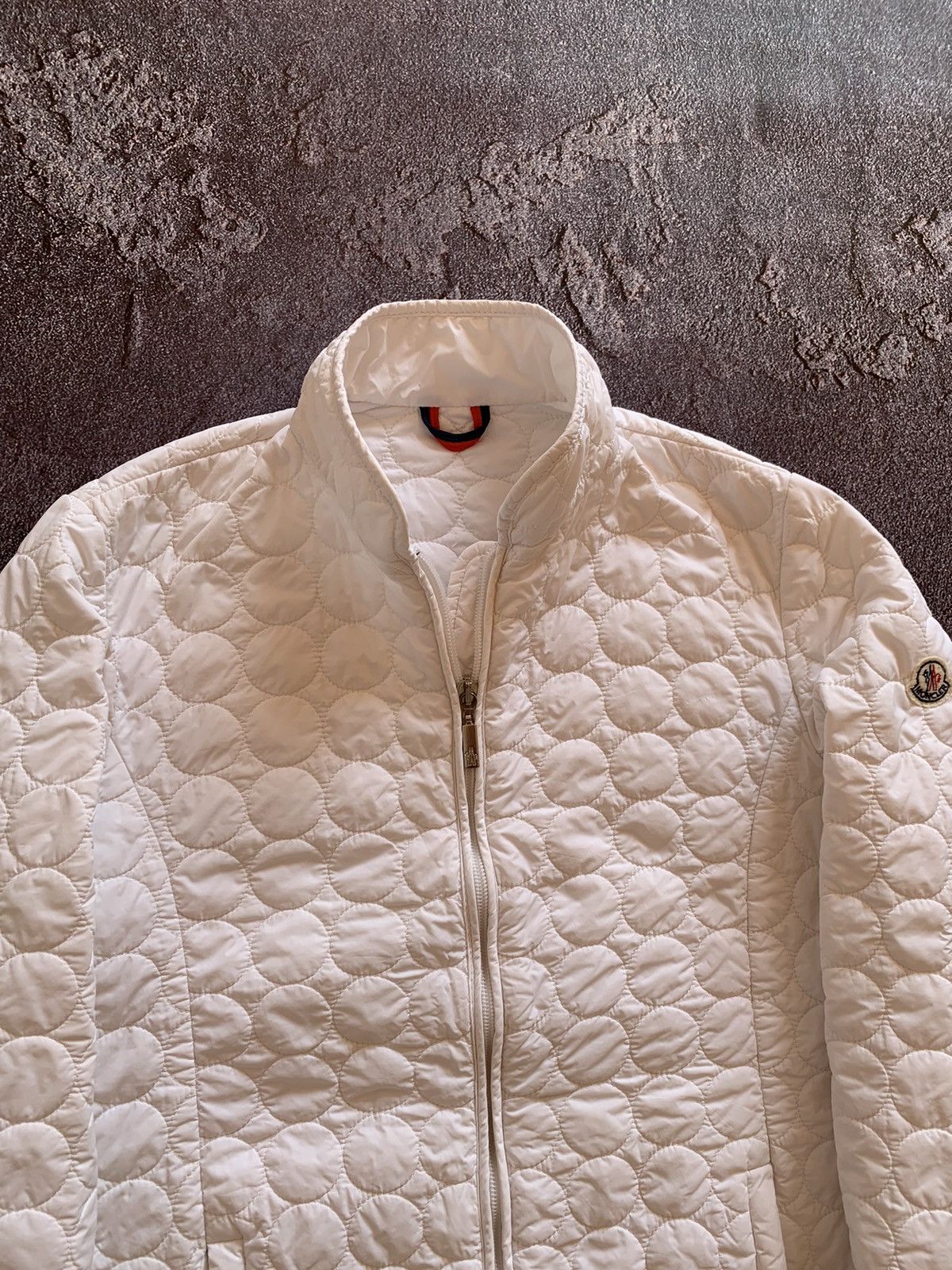 Moncler Moncler Quilted Women’s White Jacket S size Size S / US 4 / IT 40 - 3 Thumbnail