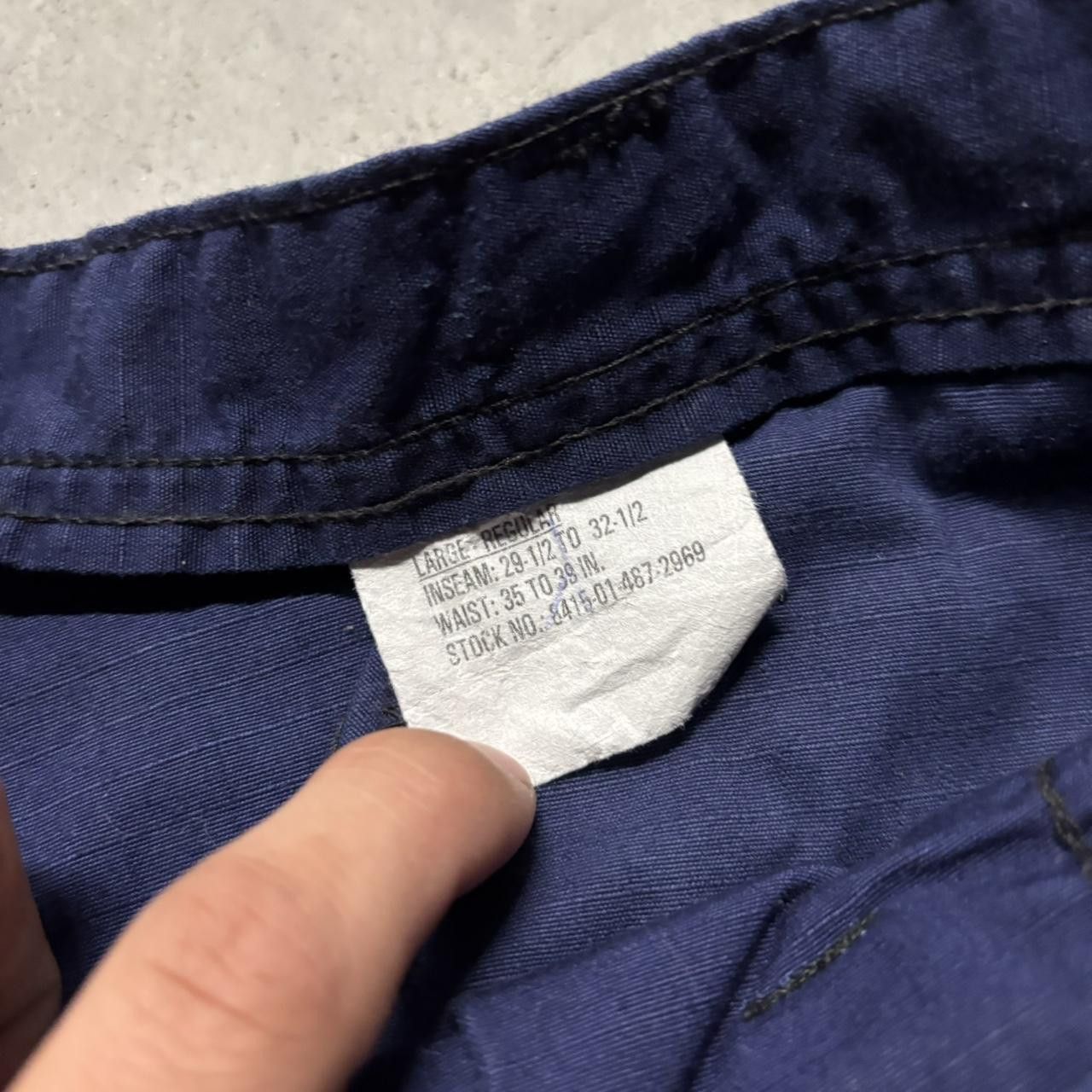 Japanese Brand × Vintage Crazy Vintage Y2K/2000s Baggy Blue Skater Cargo Pants! Size US 36 / EU 52 - 8 Thumbnail