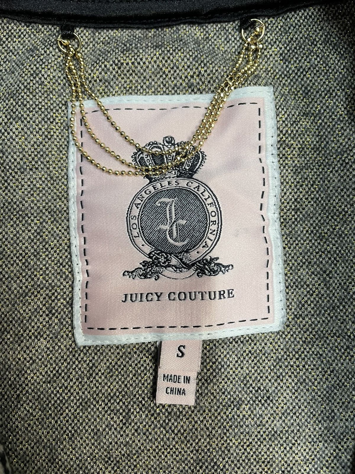 Vintage Vintage Juicy Couture Jacket Black Label Metallic Jacket Size S / US 4 / IT 40 - 10 Thumbnail