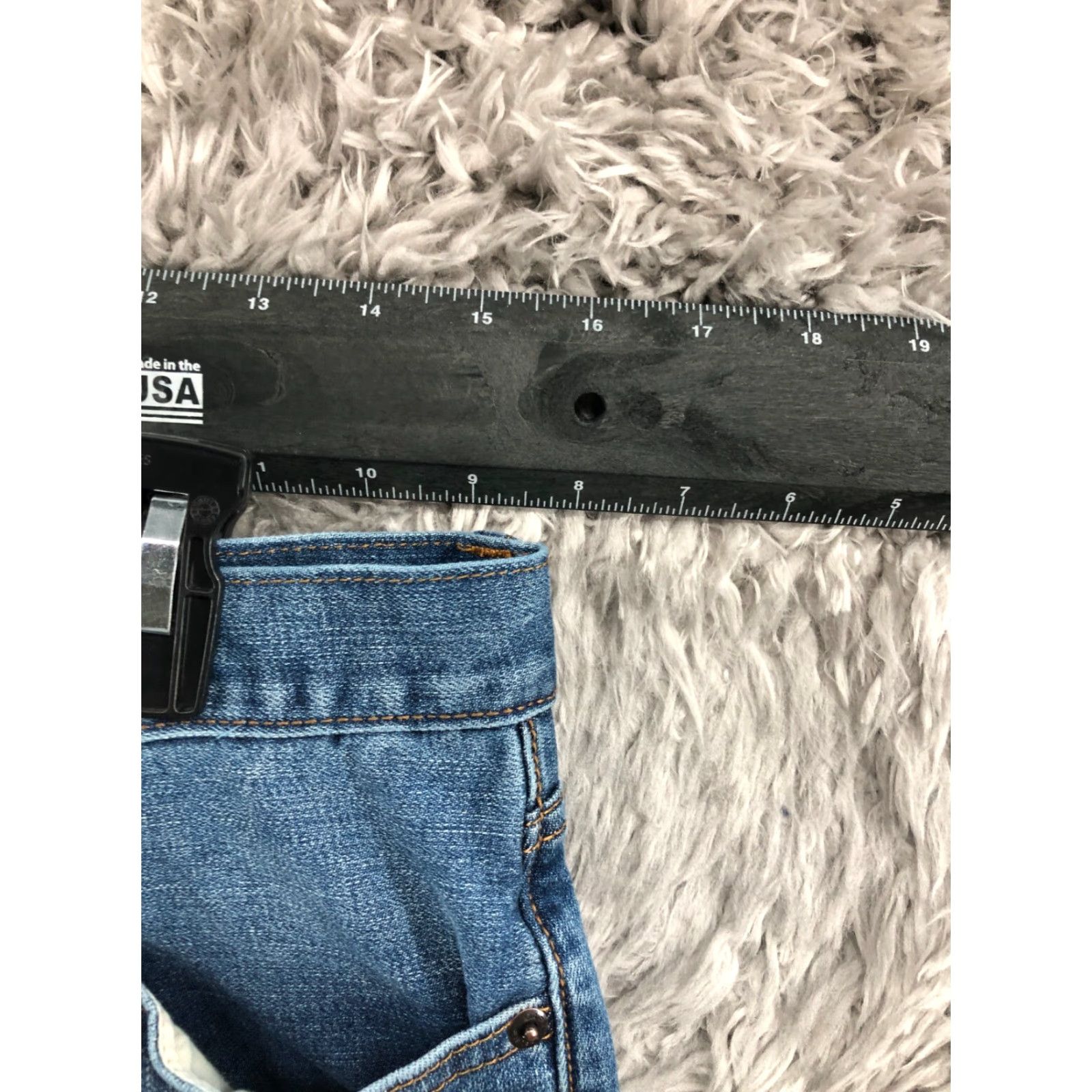 Gap Gap 1969 Jeans Straight Denim Blue 30x32 Mens Athletic Mid Rise 5-Pocket Regular Slim fit Pocket Logo Belt Loops Cotton Blend"} Size US 30 / EU 46 - 2 Thumbnail