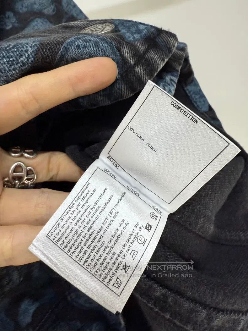 Chanel Chanel 21A Women's Castle Doll Collar Denim Jacket Size XS / US 0-2 / IT 36-38 - 5 Thumbnail