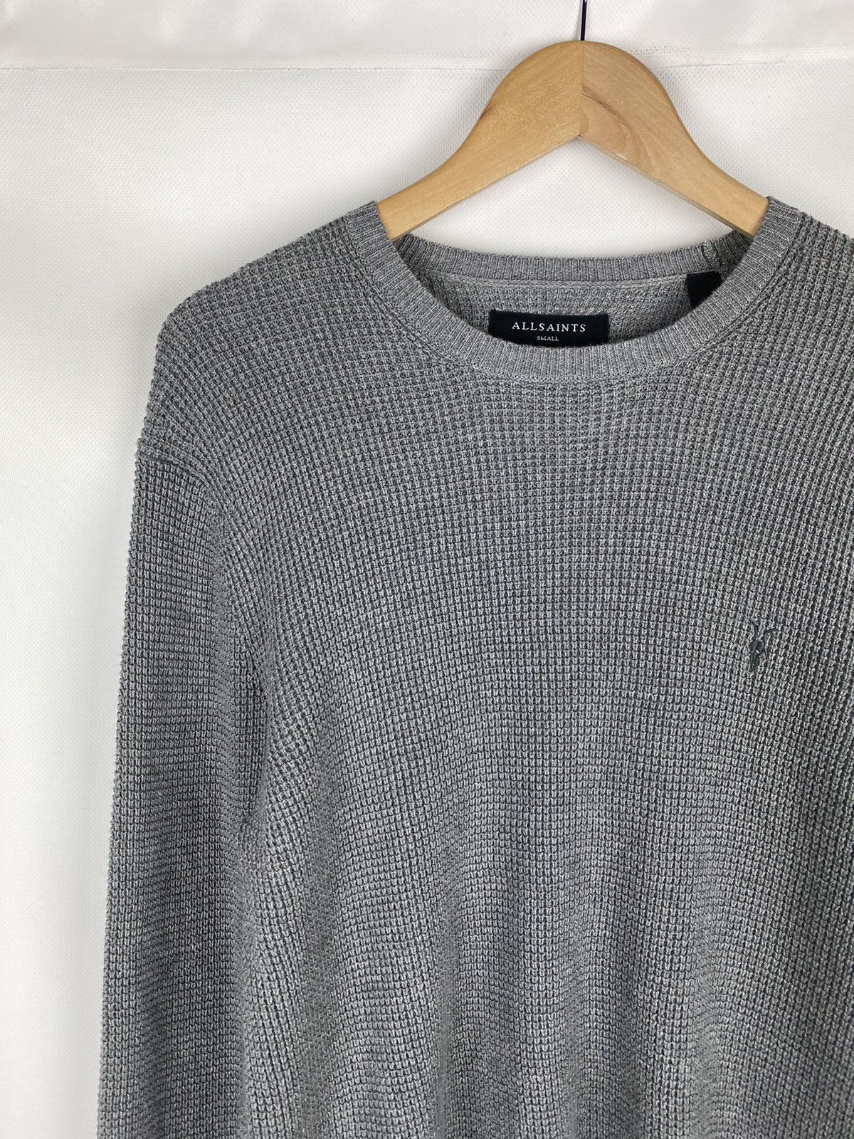 Allsaints × Japanese Brand Allsaints Rias Crew men’s knit sweater pullover size S Size US S / EU 44-46 / 1 - 4 Thumbnail