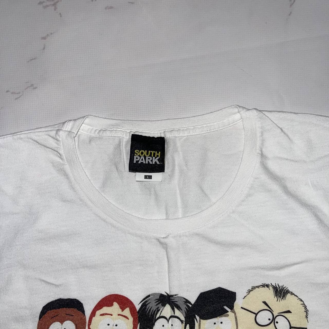 Vintage Vintage South Park 1998 T-Shirt all heroes Size L White Size US L / EU 52-54 / 3 - 10 Thumbnail