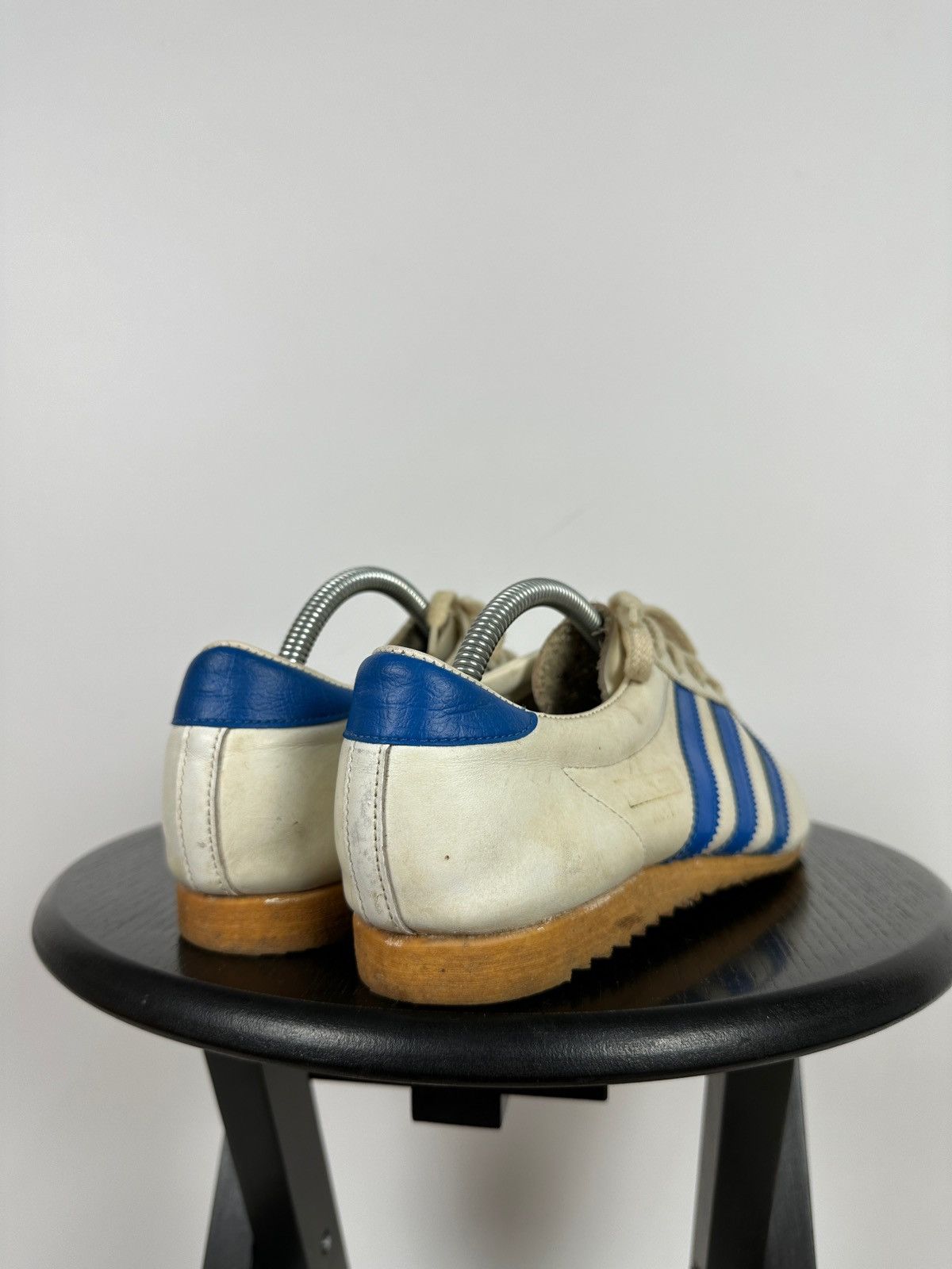 Adidas 1970-80s Adidas Rom Leather Sneakers Made In Austria Size US 9 / EU 42 - 6 Thumbnail