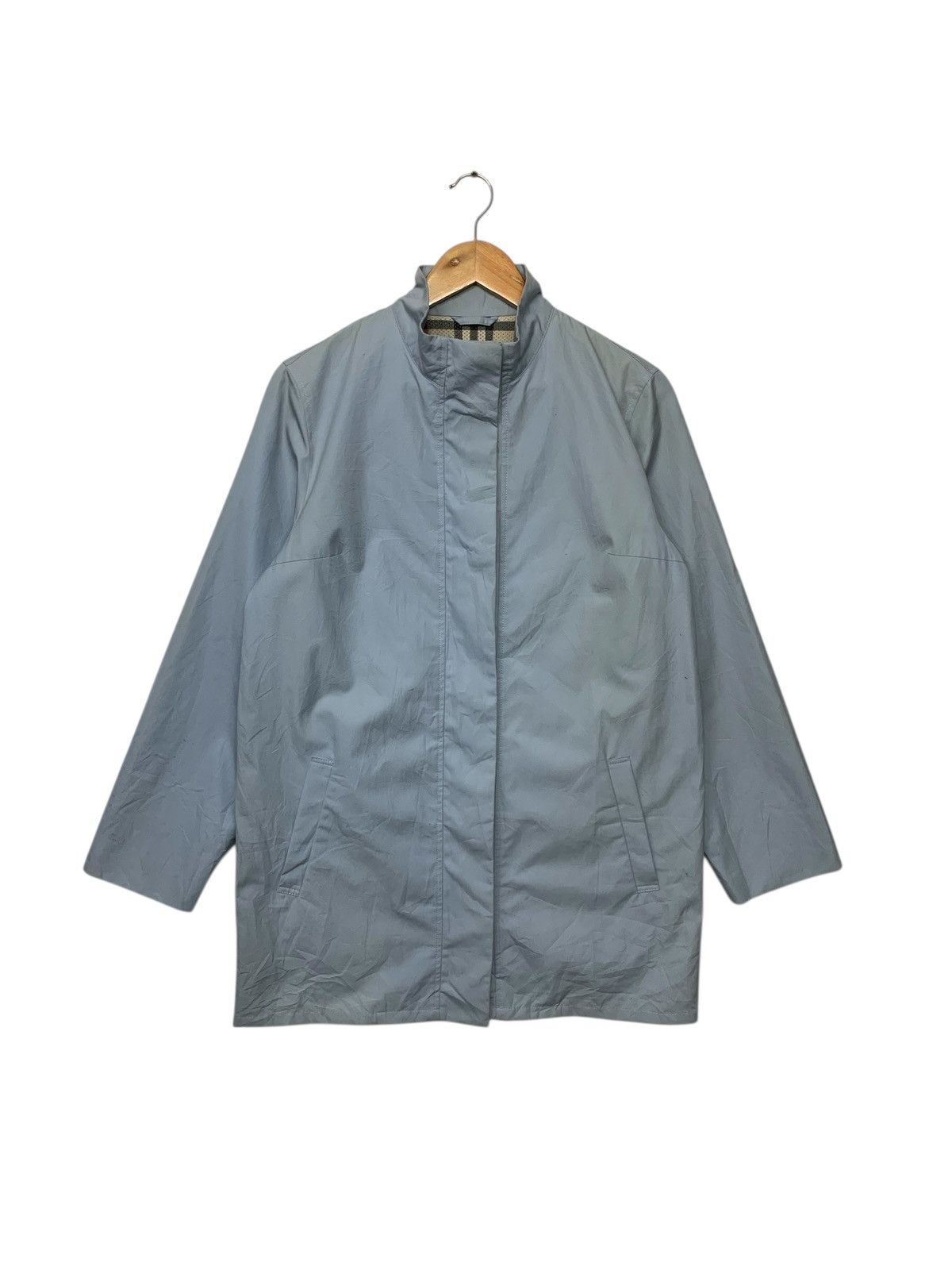 Burberry Rare Burberry London Nova Check Zipper Down Long Jacket Size M / US 6-8 / IT 42-44 - 1 Thumbnail