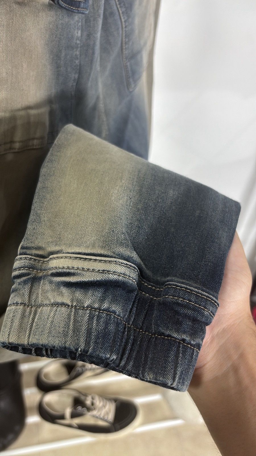 Rick Owens Drkshdw Rick Owens DRKSHDW “Pearl” aircut Size US 26 / EU 42 - 3 Thumbnail