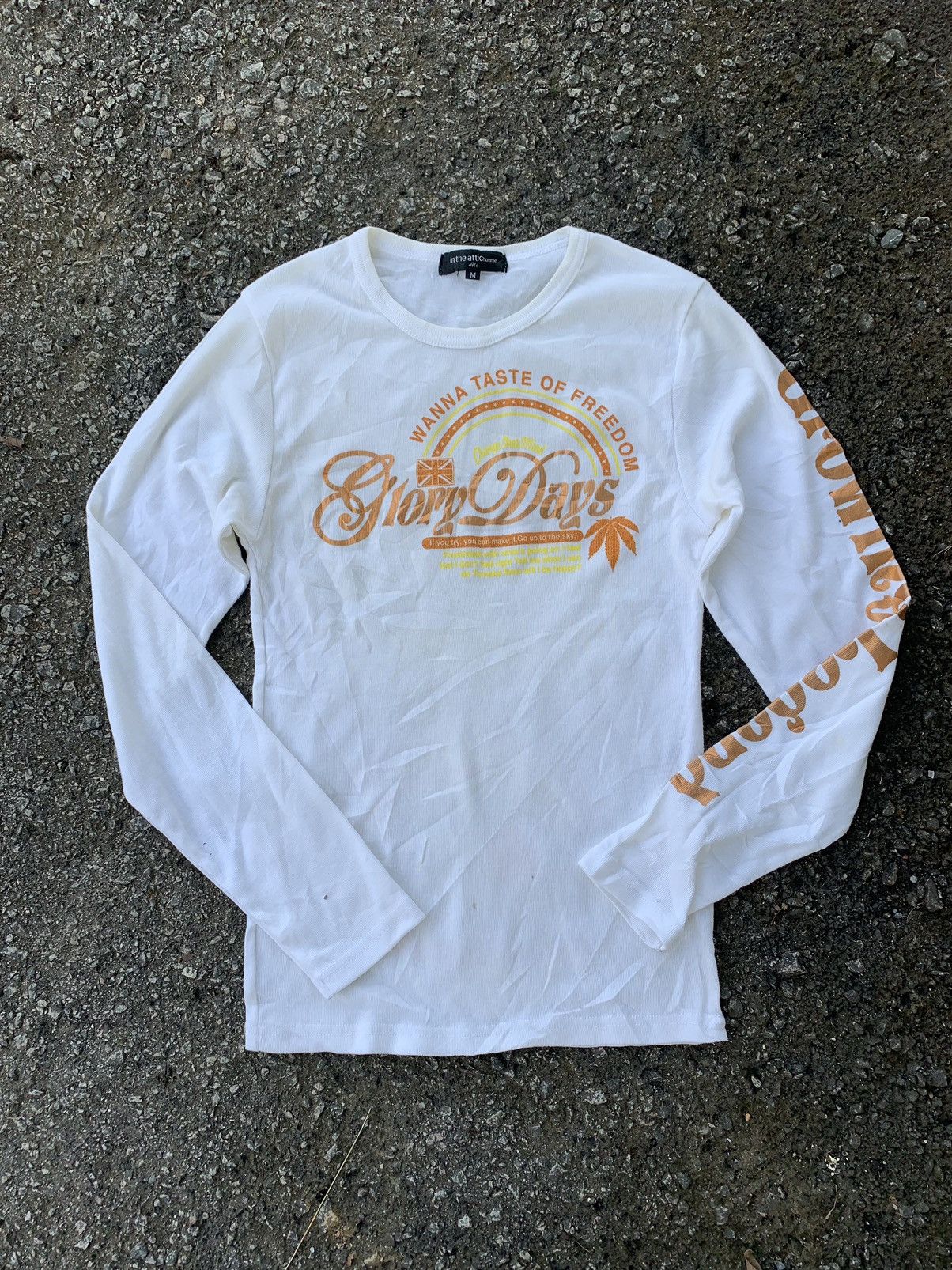 In The Attic × Japanese Brand Japanese Brand In The Attic Homme Glory Days White Shirt Size M / US 6-8 / IT 42-44 - 1 Thumbnail