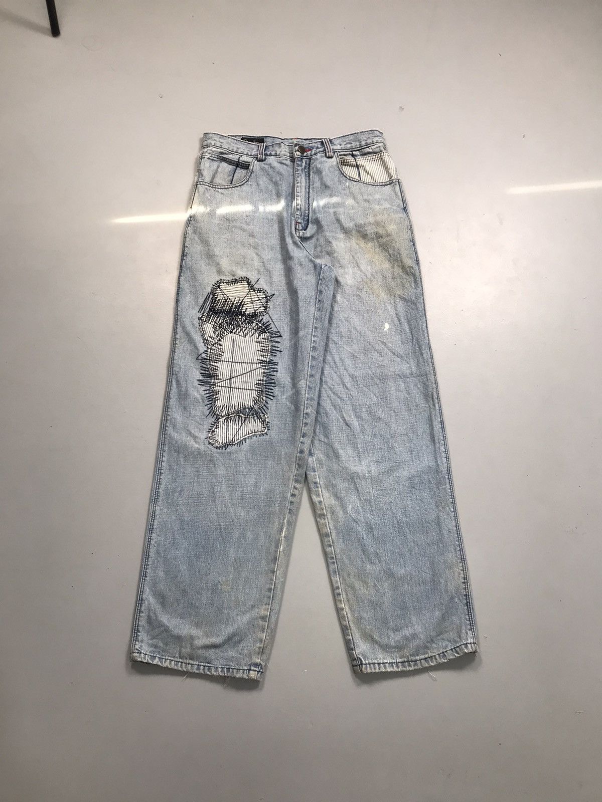 Southpole Vintage Y2K rework denim Size US 34 / EU 50 - 1 Thumbnail
