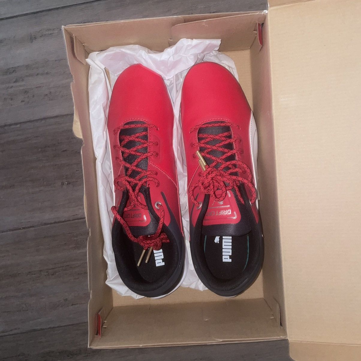 Ferrari × Puma Puma Ferrari X Drift Cat Delta Rosso Red White Size 10 Size US 10 / EU 43 - 4 Thumbnail