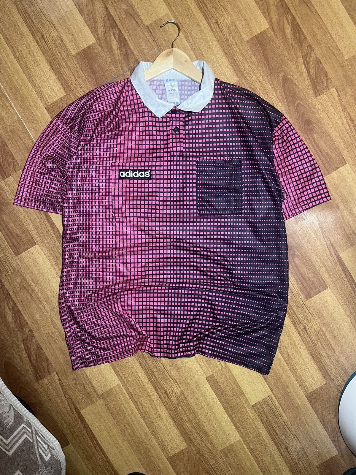 Adidas Adidas Vintage Vintage Adidas Referee Soccer Jersey T Shirt Size US XL / EU 56 / 4 - 1 Thumbnail