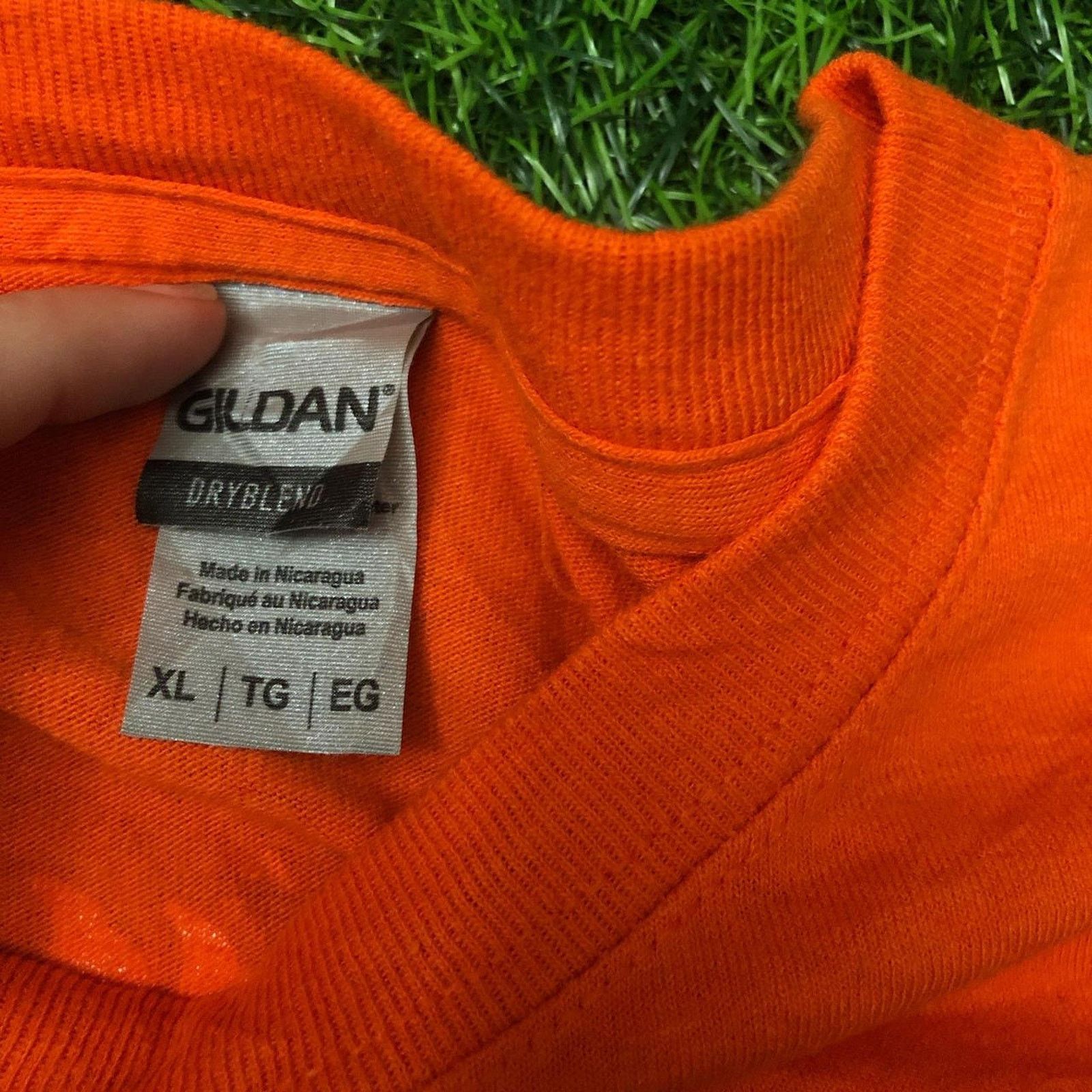 Gildan Mens Orange LC Big Cat Graphic Tee Size US XL / EU 56 / 4 - 4 Thumbnail