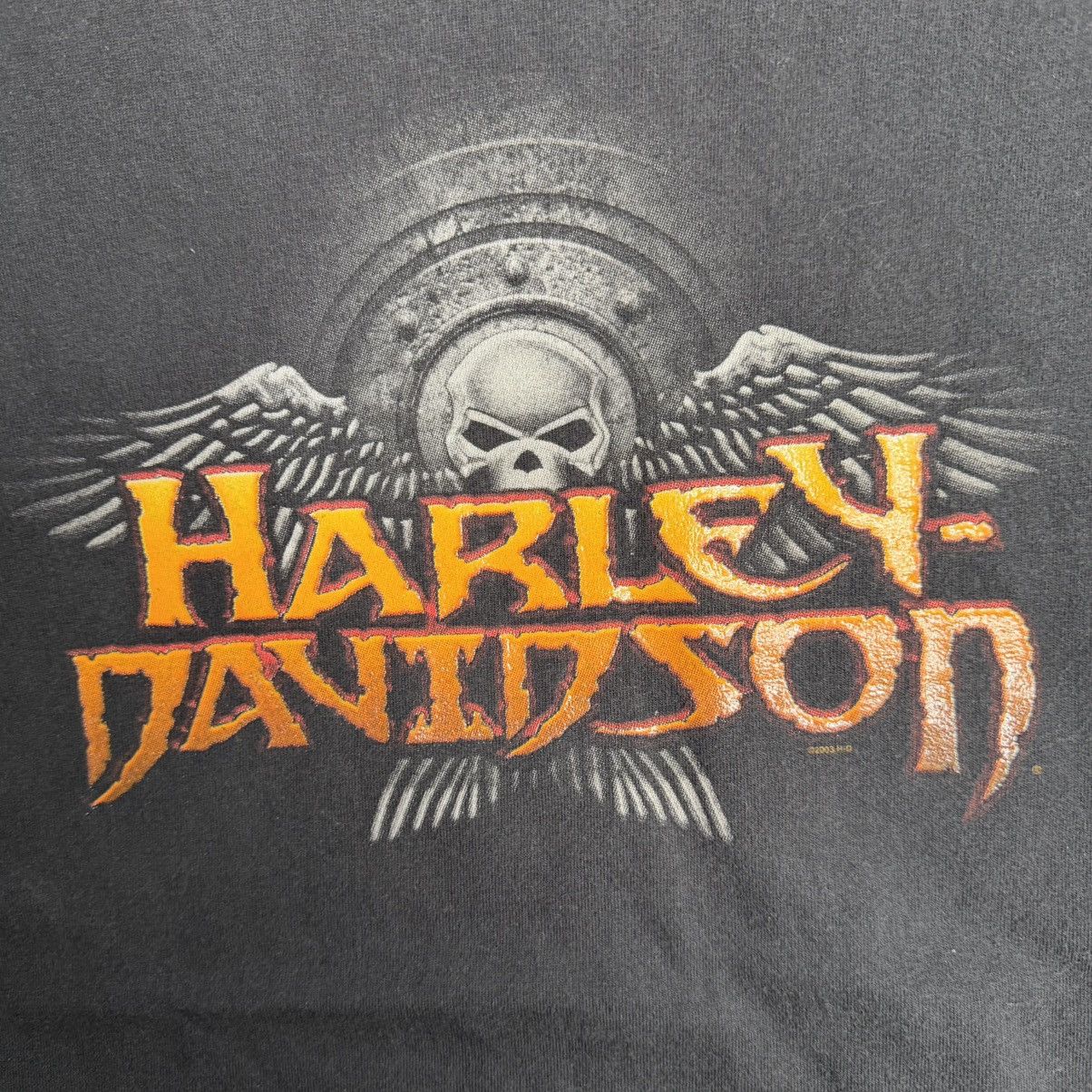 Harley Davidson Harley-Davidson Y2K Skull & Wings tee Size US XXL / EU 58 / 5 - 2 Thumbnail