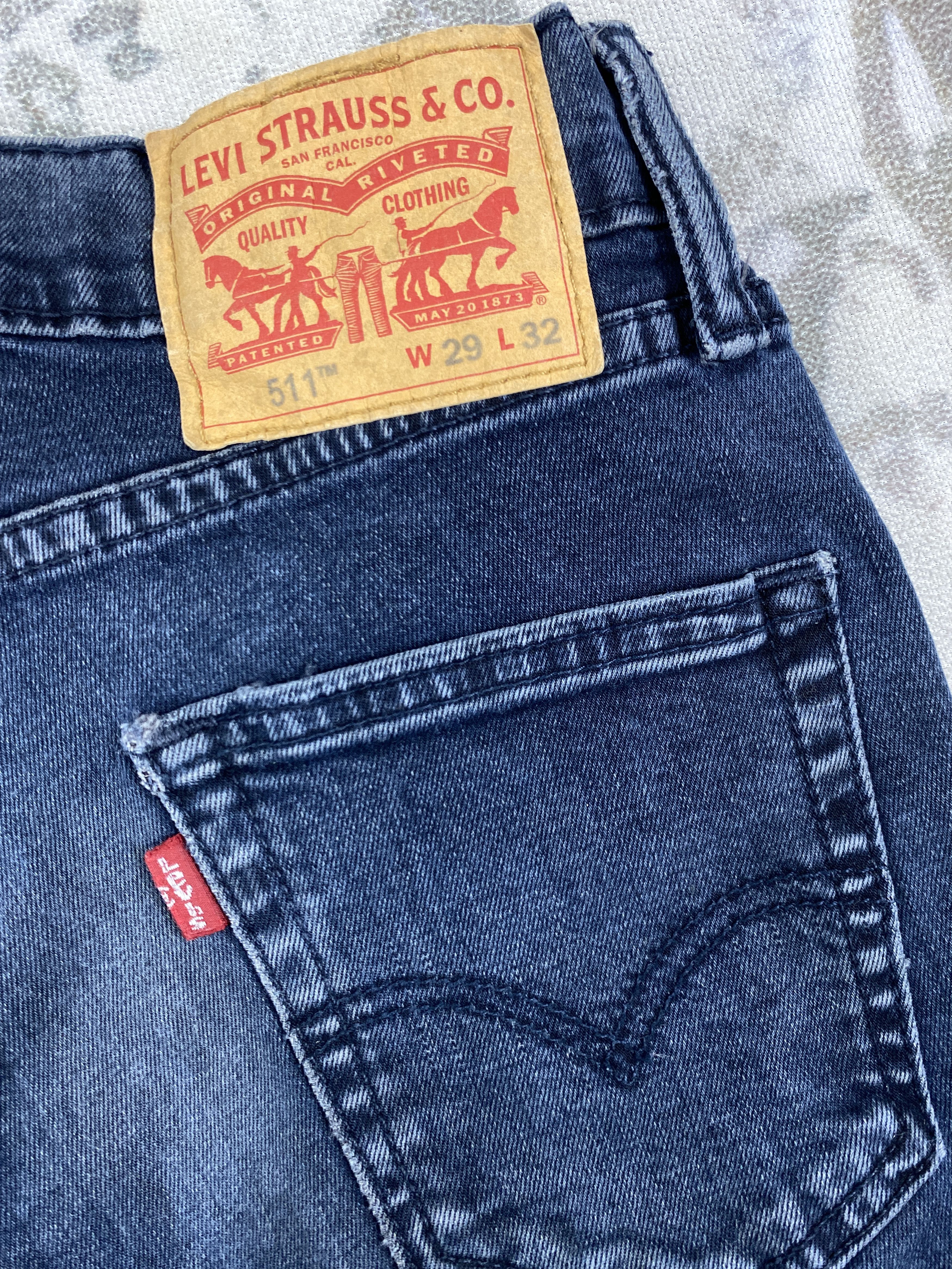 Levi's Blue Vintage Levi's 511 Jeans 28x31 Denim SJ134 Size US 28 / EU 44 - 12 Thumbnail