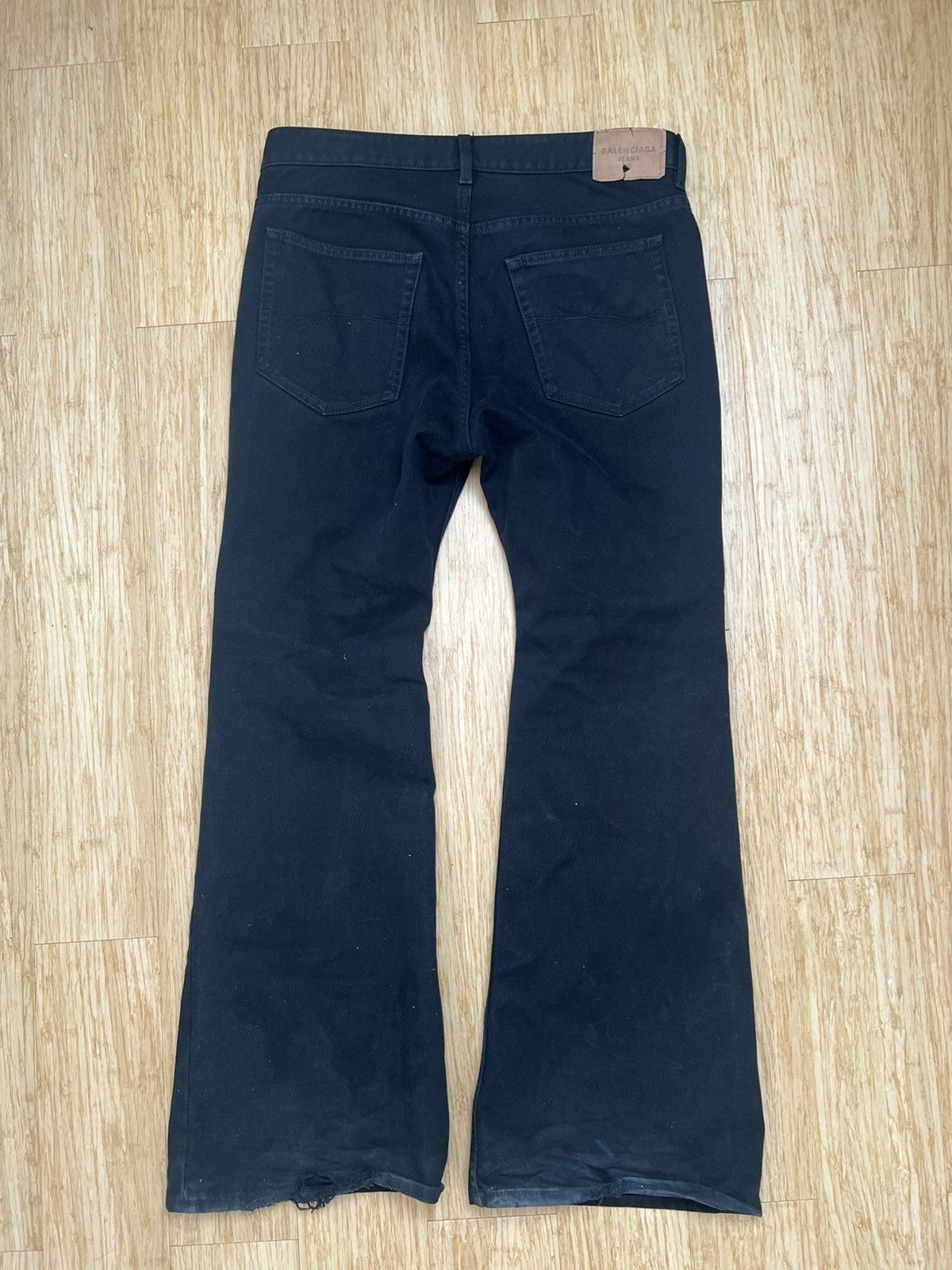 Balenciaga Balenciaga Flared/ Bootcut Black Jeans Size US 30 / EU 46 - 2 Thumbnail