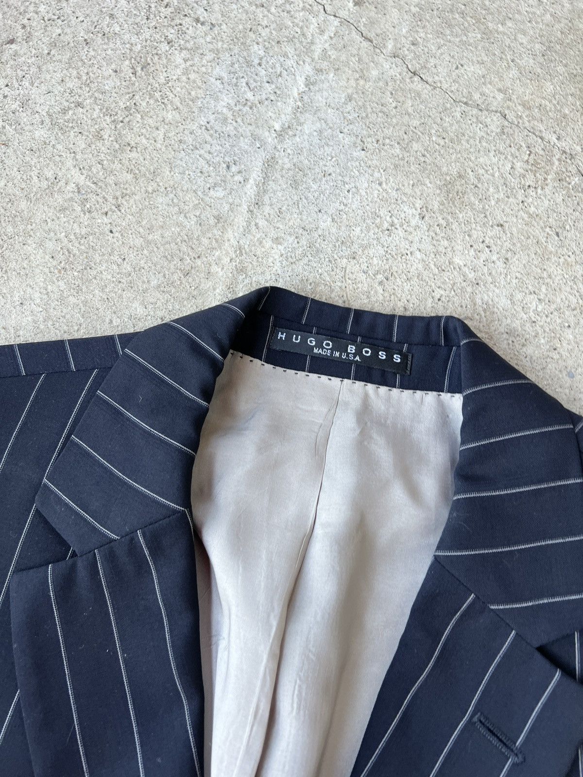 Hugo Boss Hugo Boss Made In USA Vintage Suit Size 40L - 3 Thumbnail