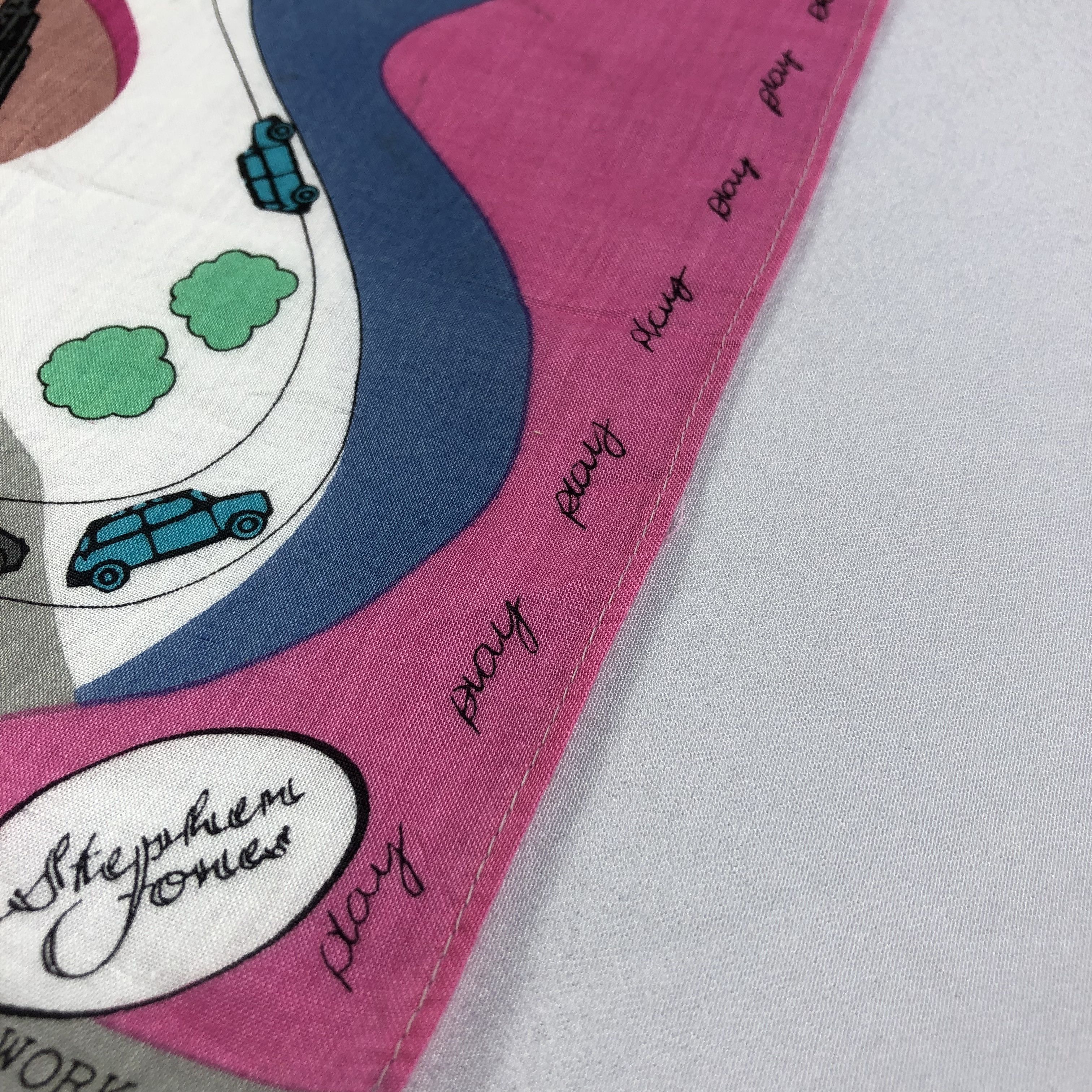 Vintage Stephen Jones Handkerchief Neckerchief Bandana H2099 Size ONE SIZE - 5 Thumbnail