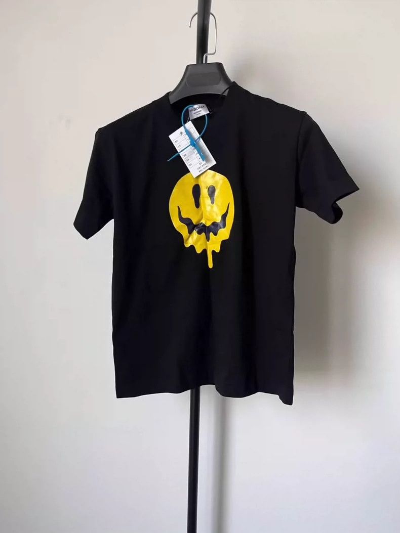 Balenciaga Balenciaga Smiling Face Short Sleeve Tee Size US XS / EU 42 / 0 - 1 Thumbnail