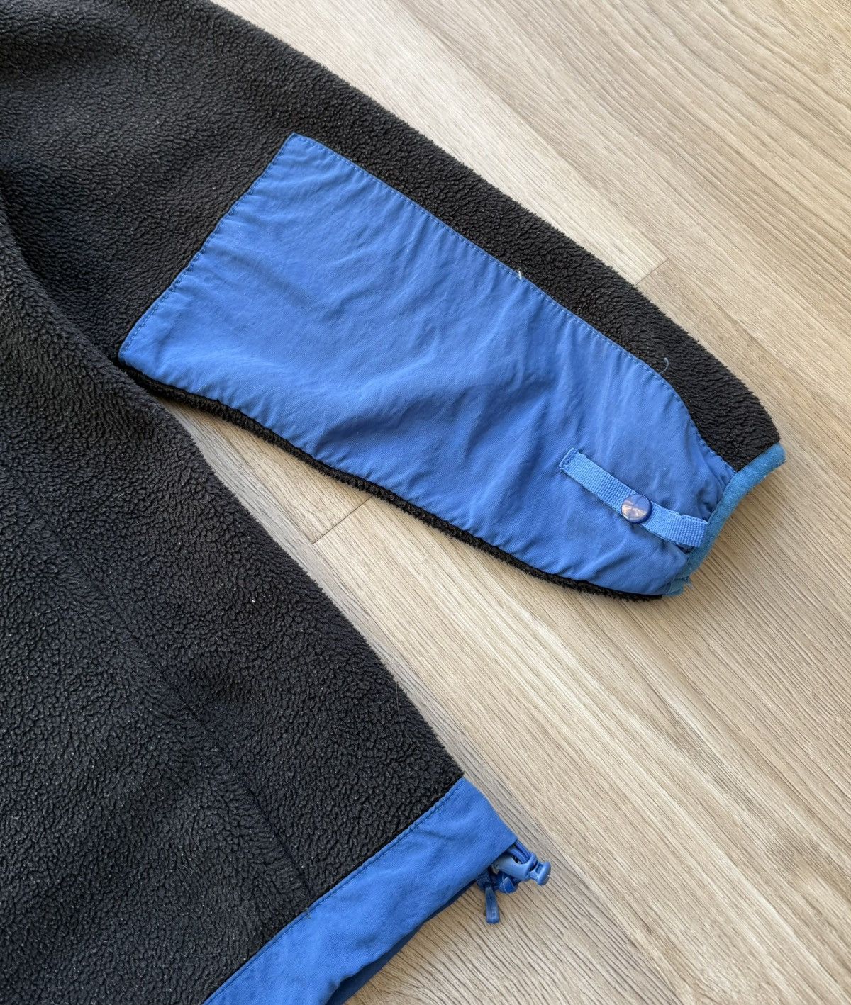 The North Face Vintage The North Face TNF Black/Blue Fleece Jacket Size XL / US 12-14 / IT 48-50 - 10 Thumbnail