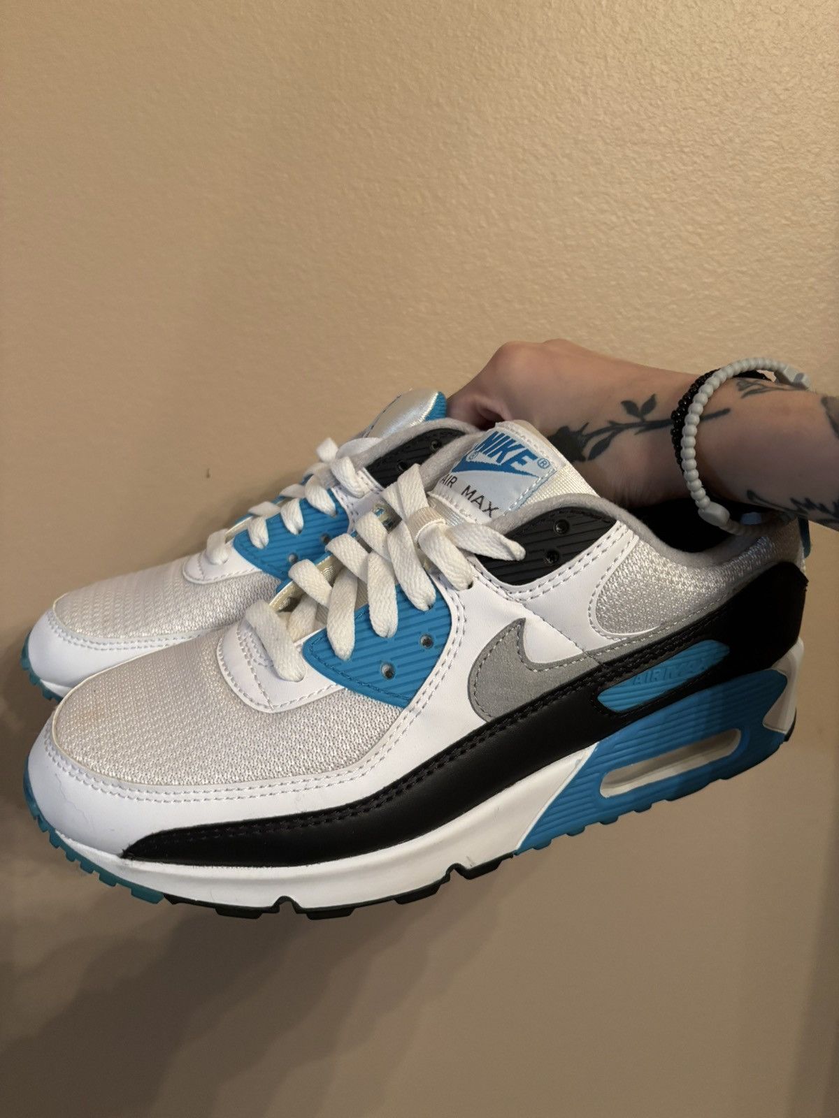 Nike Nike Air Max 90 Retro 'Laser Blue' 2020 Size US 7 / EU 40 - 6 Thumbnail