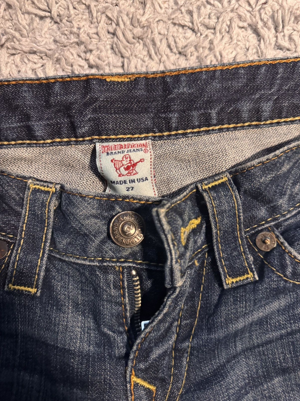 True Religion × Vintage True Religion jeans Size 27" / US 4 / IT 40 - 2 Thumbnail