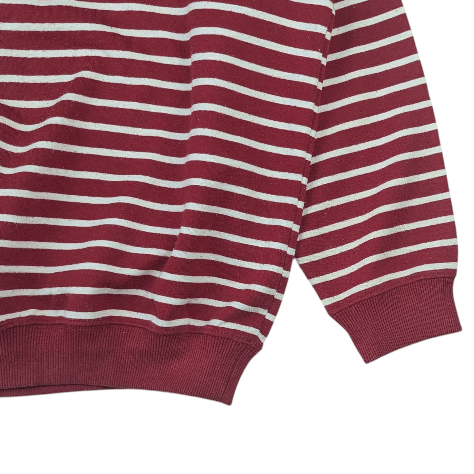 Hanes Vintage 90's HANES Red Striped Sweatshirts Size US M / EU 48-50 / 2 - 6 Thumbnail