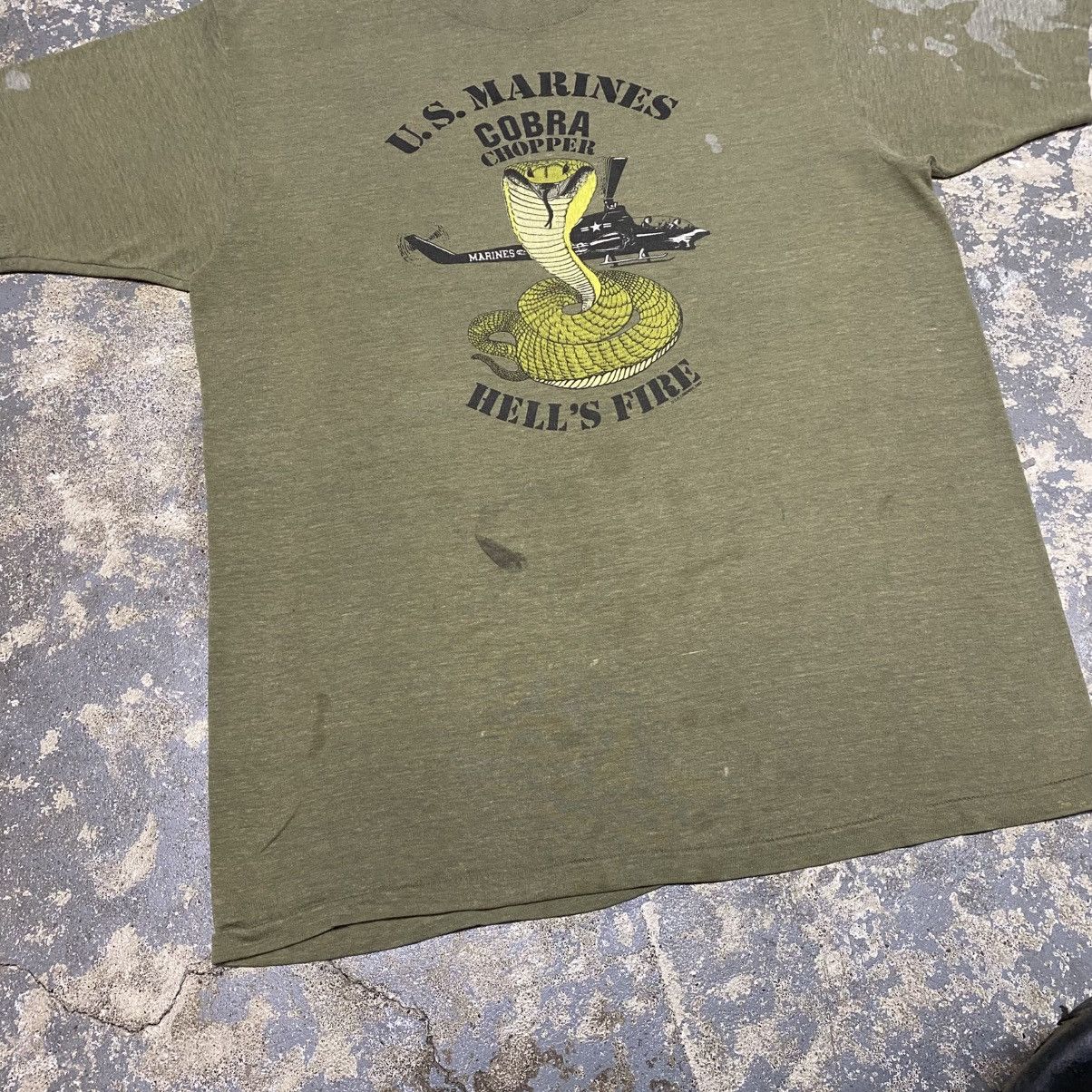 Japanese Brand × Vintage Vintage Marines Cobra Chopper Helicopter United St Military Size US S / EU 44-46 / 1 - 6 Thumbnail