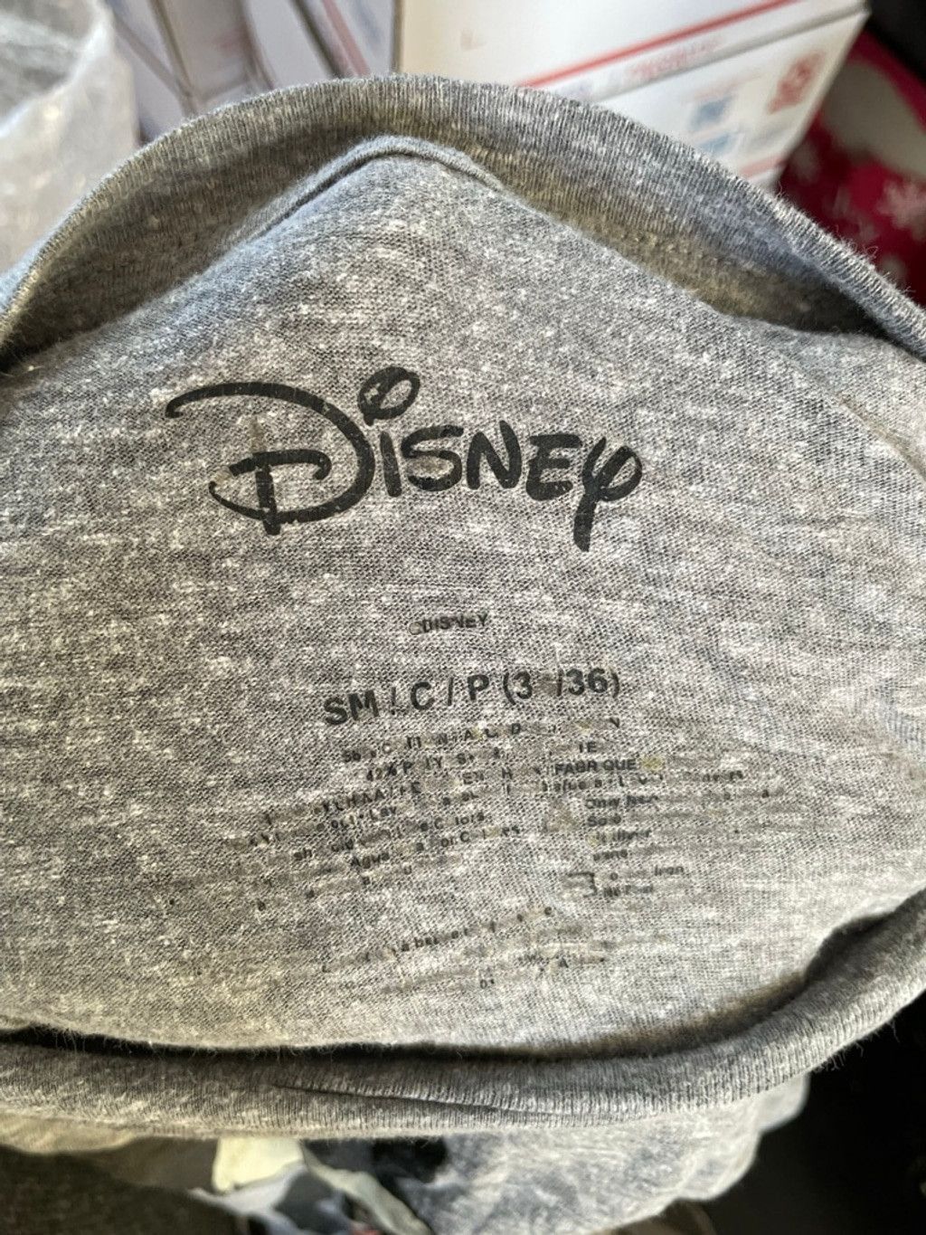 Disney Men Disney Mickey Mouse Shirt Size S Gray Short Sleeve Size US S / EU 44-46 / 1 - 3 Thumbnail