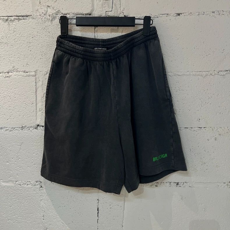 Balenciaga Balenciaga Black Sports Shorts XS Size US 26 / EU 42 - 1 Thumbnail
