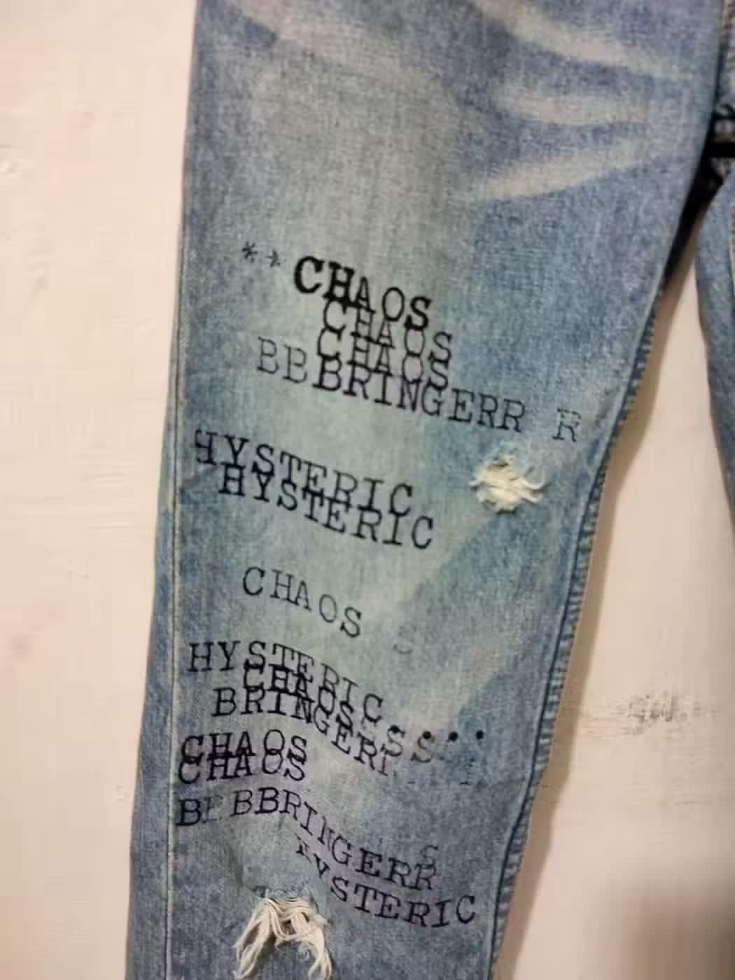 Hysteric Glamour Hysteric Glamour Chaos Bringer Low Rise Denim Size 28" / US 6 / IT 42 - 4 Thumbnail