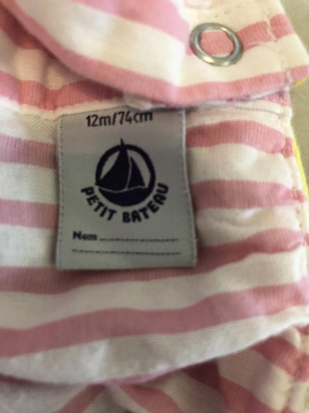 Petit Bateau Petit Bateau One Piece Romper Size 12 Months Great Condition Size ONE SIZE - 4 Thumbnail