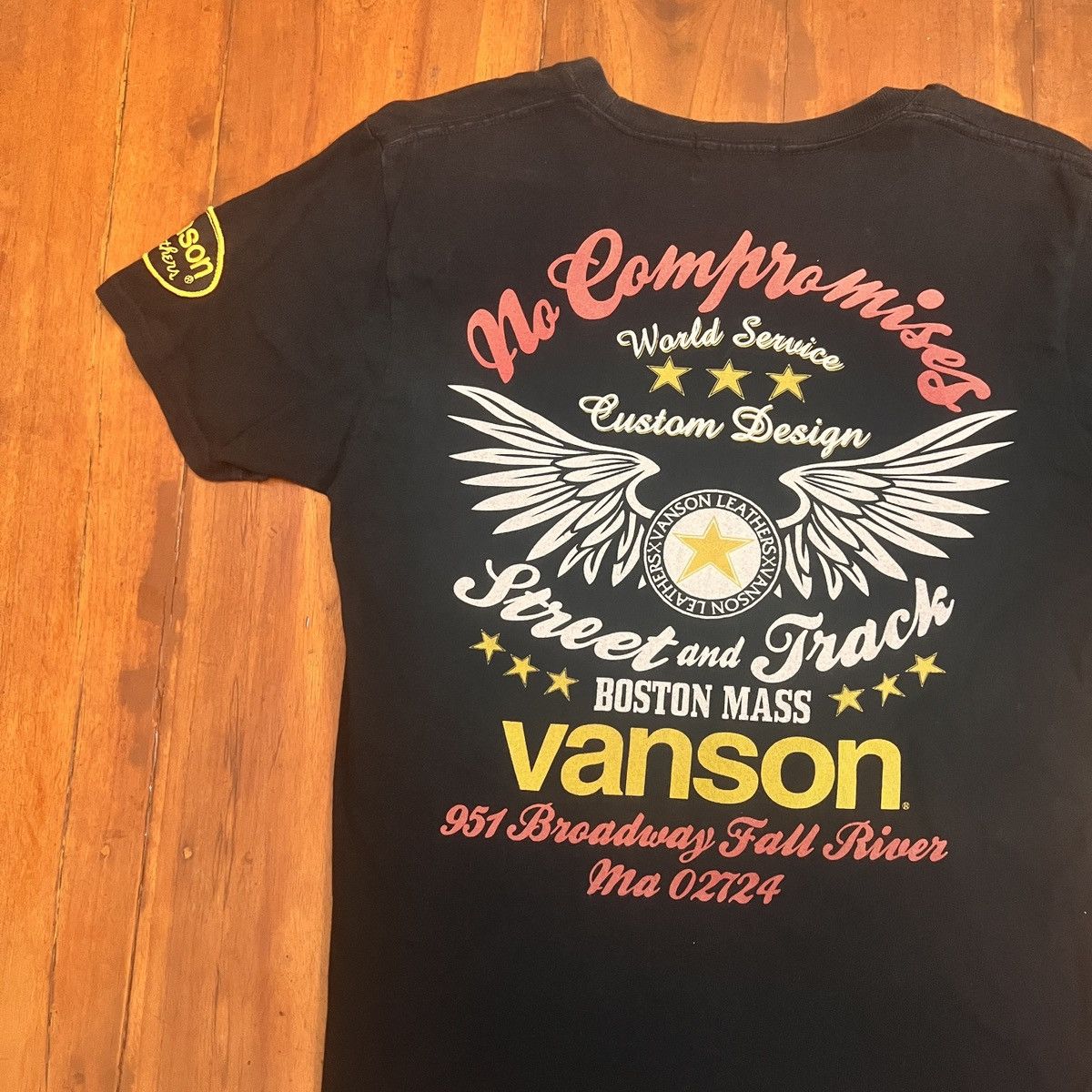 Vanson Leathers Vanson Big Logo Leather Shirt Size US M / EU 48-50 / 2 - 3 Thumbnail