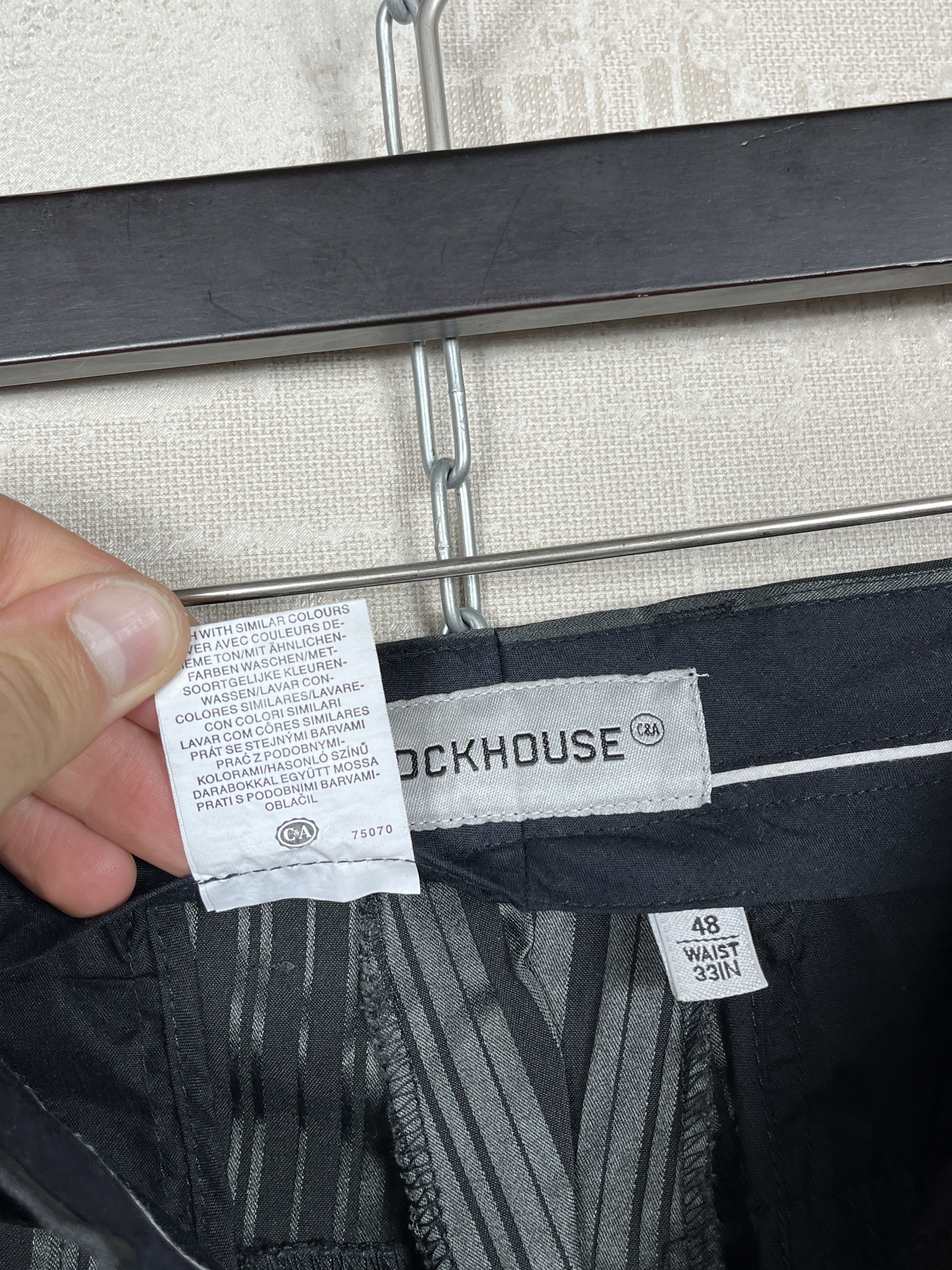 C&A Clockhouse C&A Striped Flared Disco Chino Pants Size US 32 / EU 48 - 12 Thumbnail