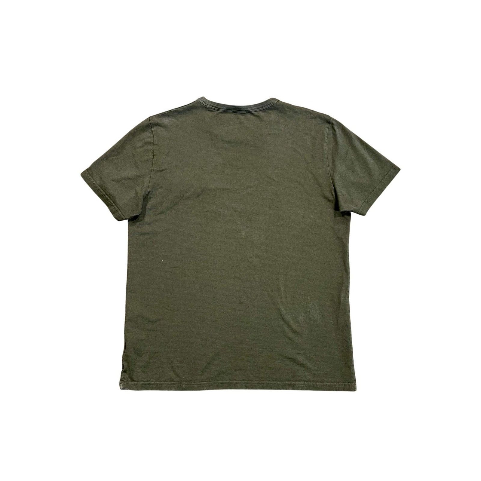 Dior Dior CD Logo Olive Tee Size US XL / EU 56 / 4 - 2 Thumbnail