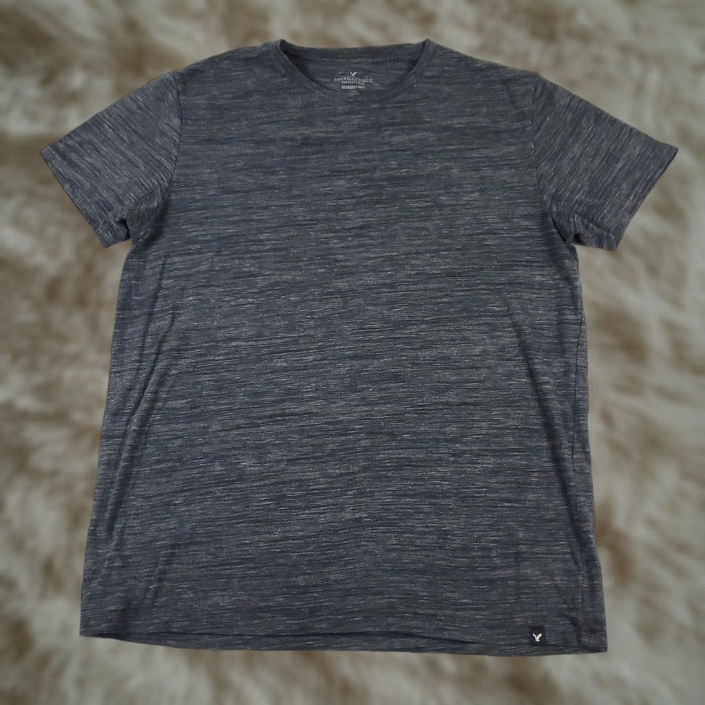 American Eagle Outfitters American Eagle T-Shirt Men's Large Gray Casual Short Sleeve Classic Size US L / EU 52-54 / 3 - 1 Thumbnail