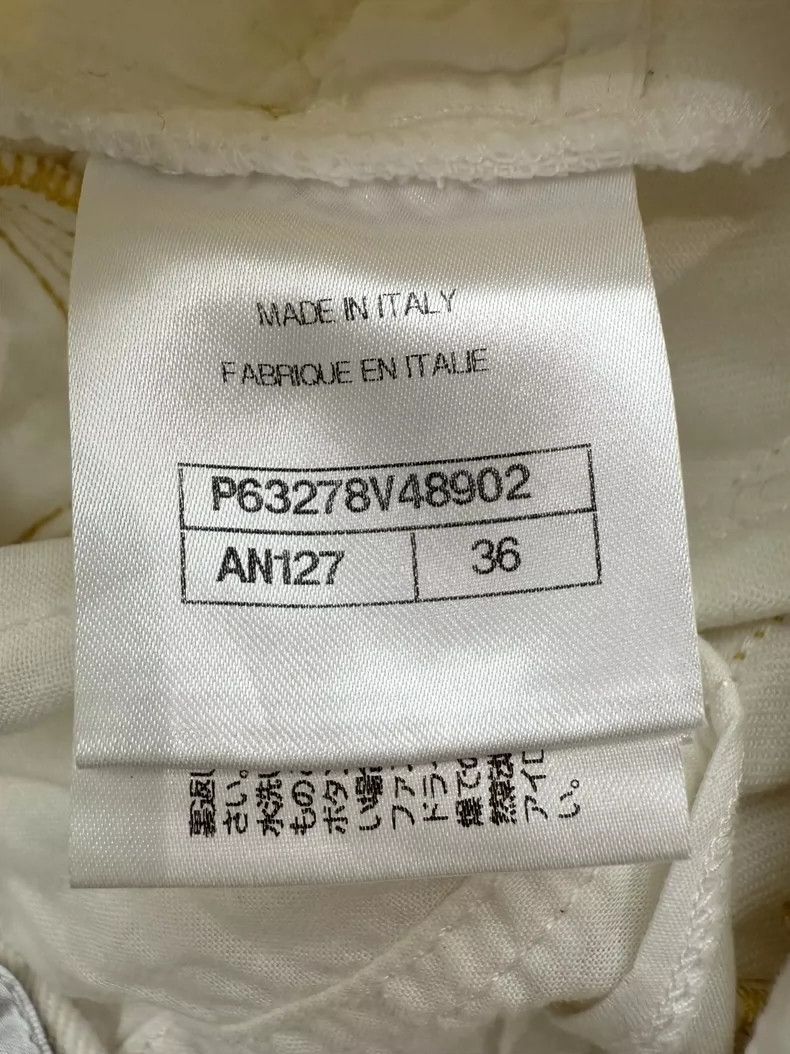 Chanel Chanel White denim wide-leg trousers Size 24" / US 00 / IT 34 - 6 Thumbnail