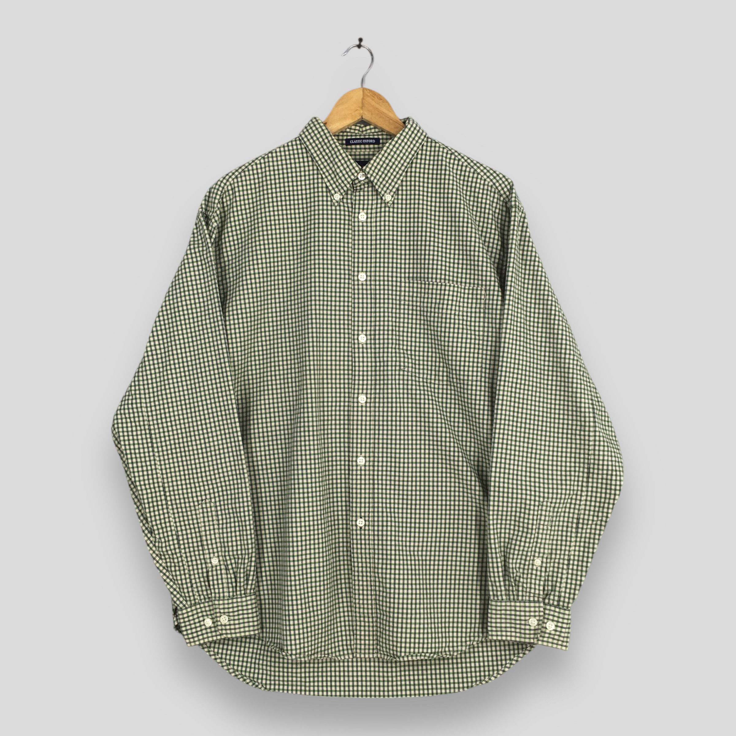 Gap Vintage 90s Gap Plaid Checkered Flannel Shirt Medium Size US M / EU 48-50 / 2 - 1 Thumbnail