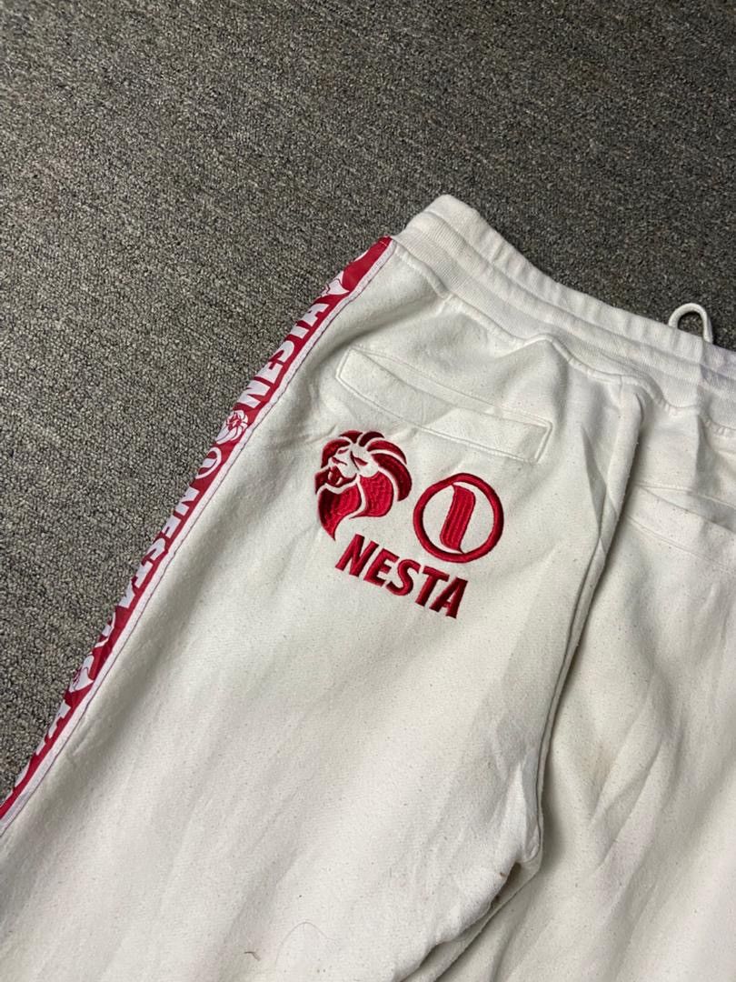 Japanese Brand Nesta Brand Sweatpants with Stripe Side Tape (169) Size US 28 / EU 44 - 2 Thumbnail