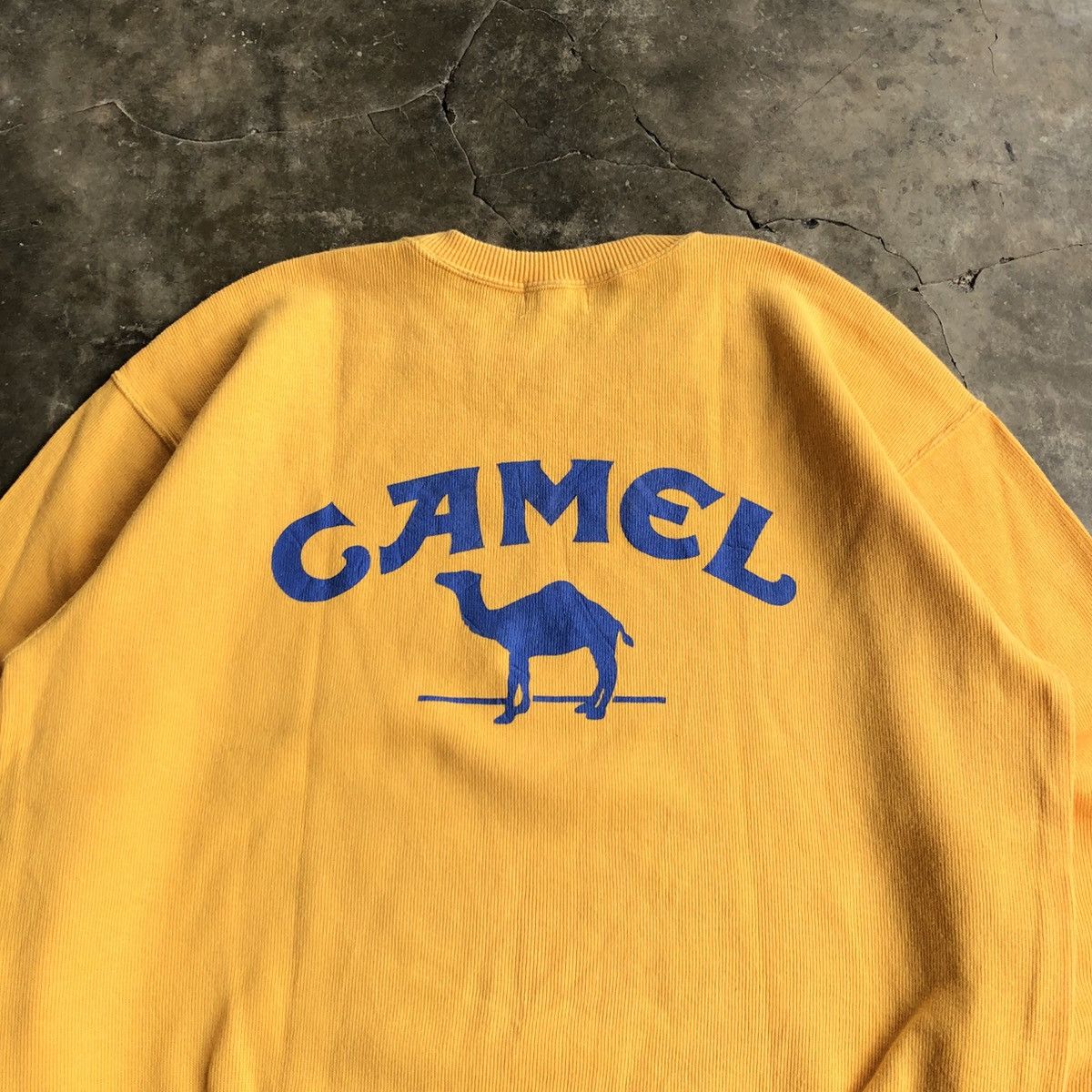 Honda Vintage 80s Camel F1 Team Lotus Honda Crewneck Yellow Size US XL / EU 56 / 4 - 2 Thumbnail
