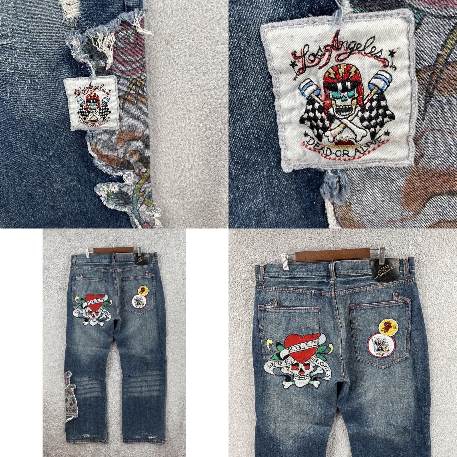 Ed Hardy VINTAGE Ed Hardy Men’s Jeans Shirt None? Size US 40 / EU 56 - 8 Thumbnail
