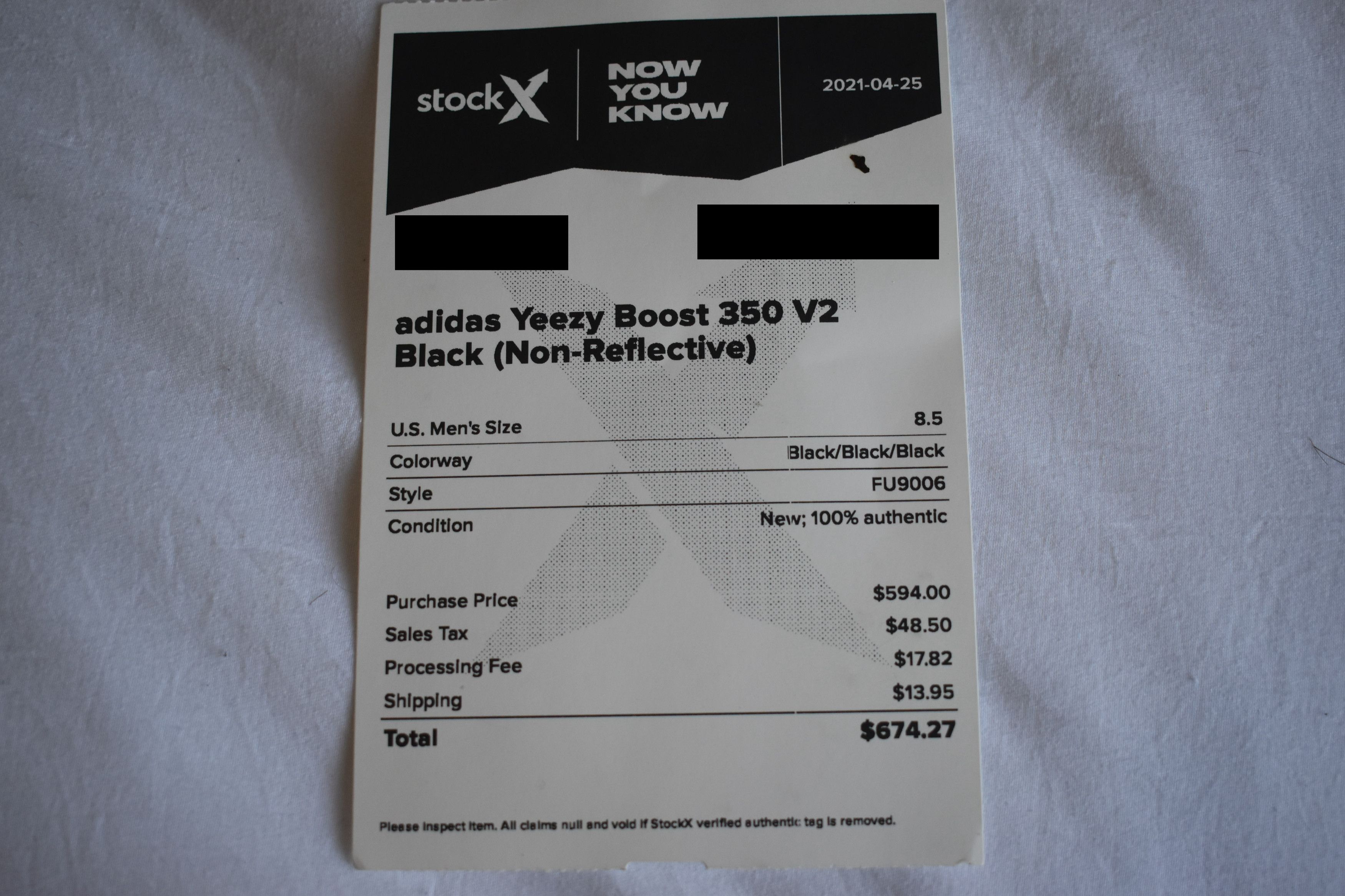 Adidas × Kanye West Yeezy Boost 350 V2 'Black Non-Reflective' Size US 8.5 / EU 41-42 - 16 Thumbnail