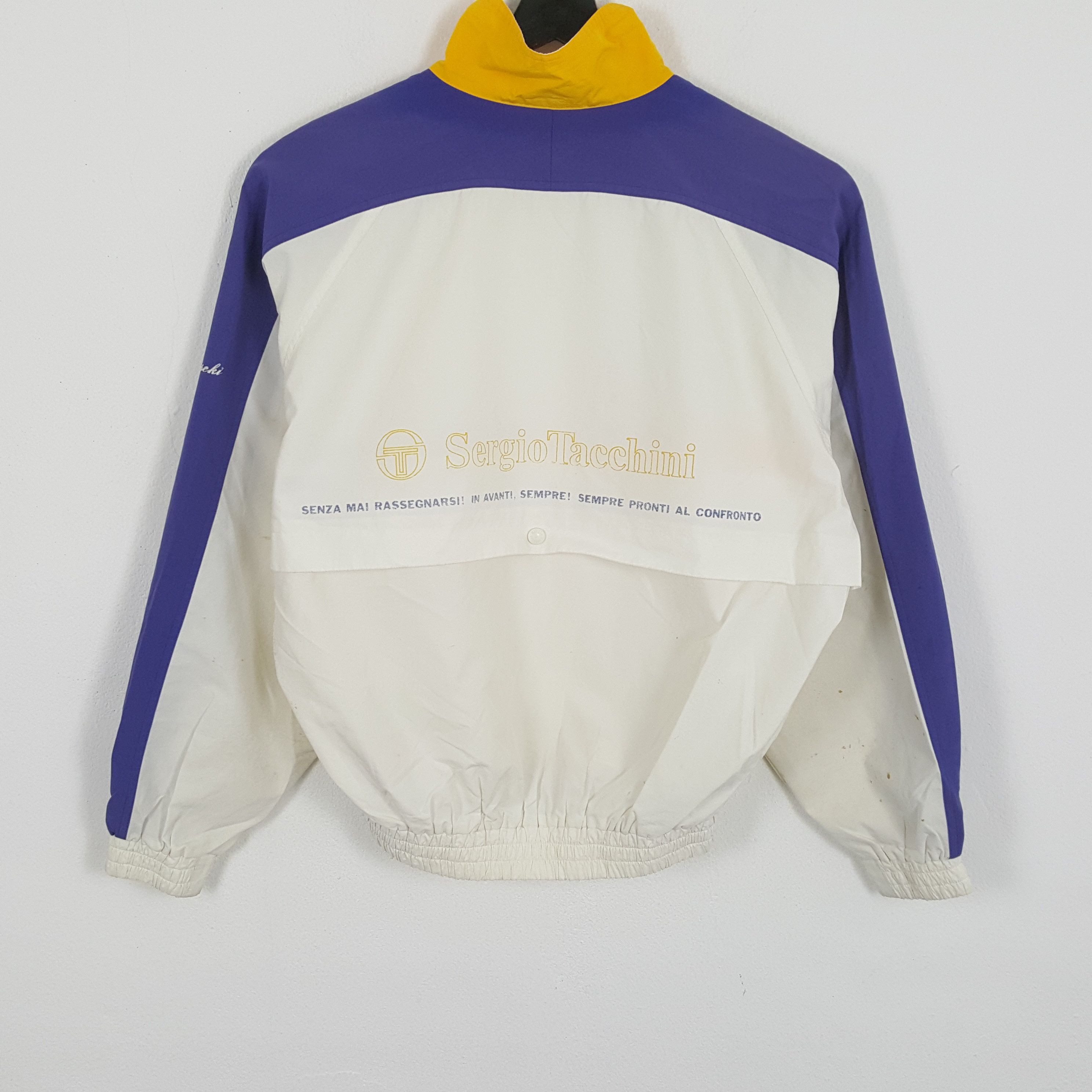 Sergio Tacchini × Vintage SERGIO TACHINI Sportswear Style Jacket Size US L / EU 52-54 / 3 - 1 Thumbnail